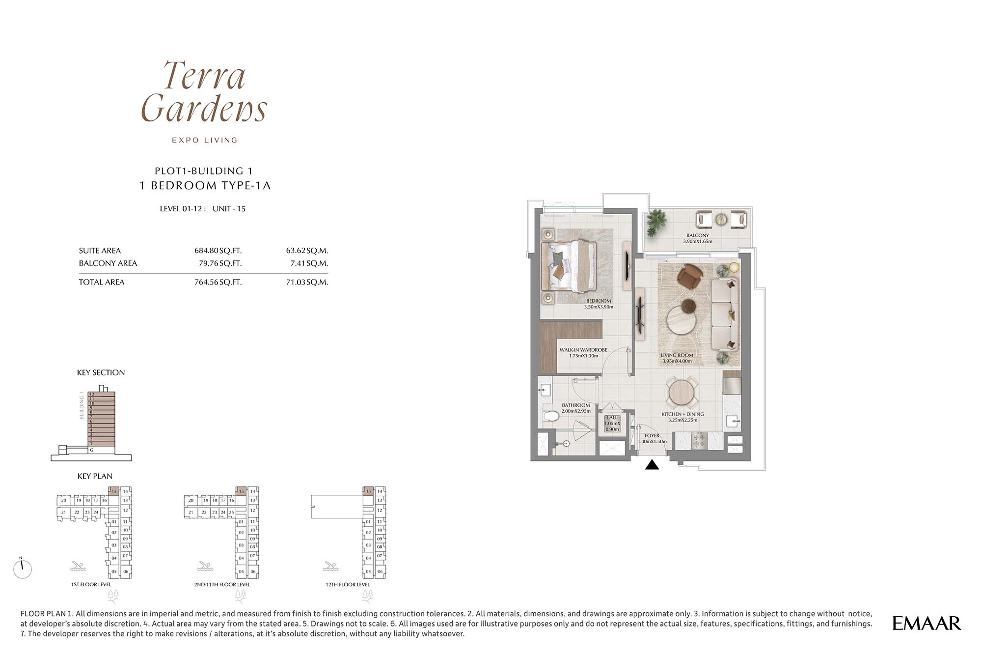 1st-12th Level Unit-15 (Type-1A)