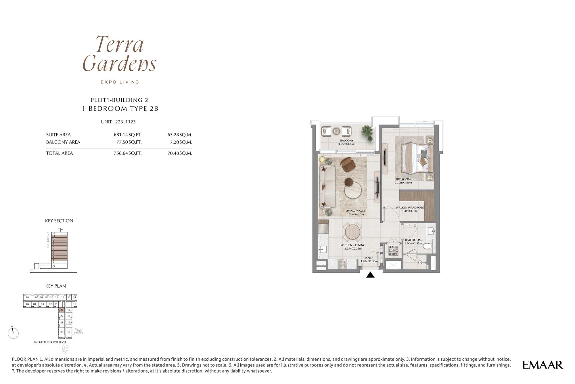 2nd-11th Level Unit 223-1123 (Type-2B)
