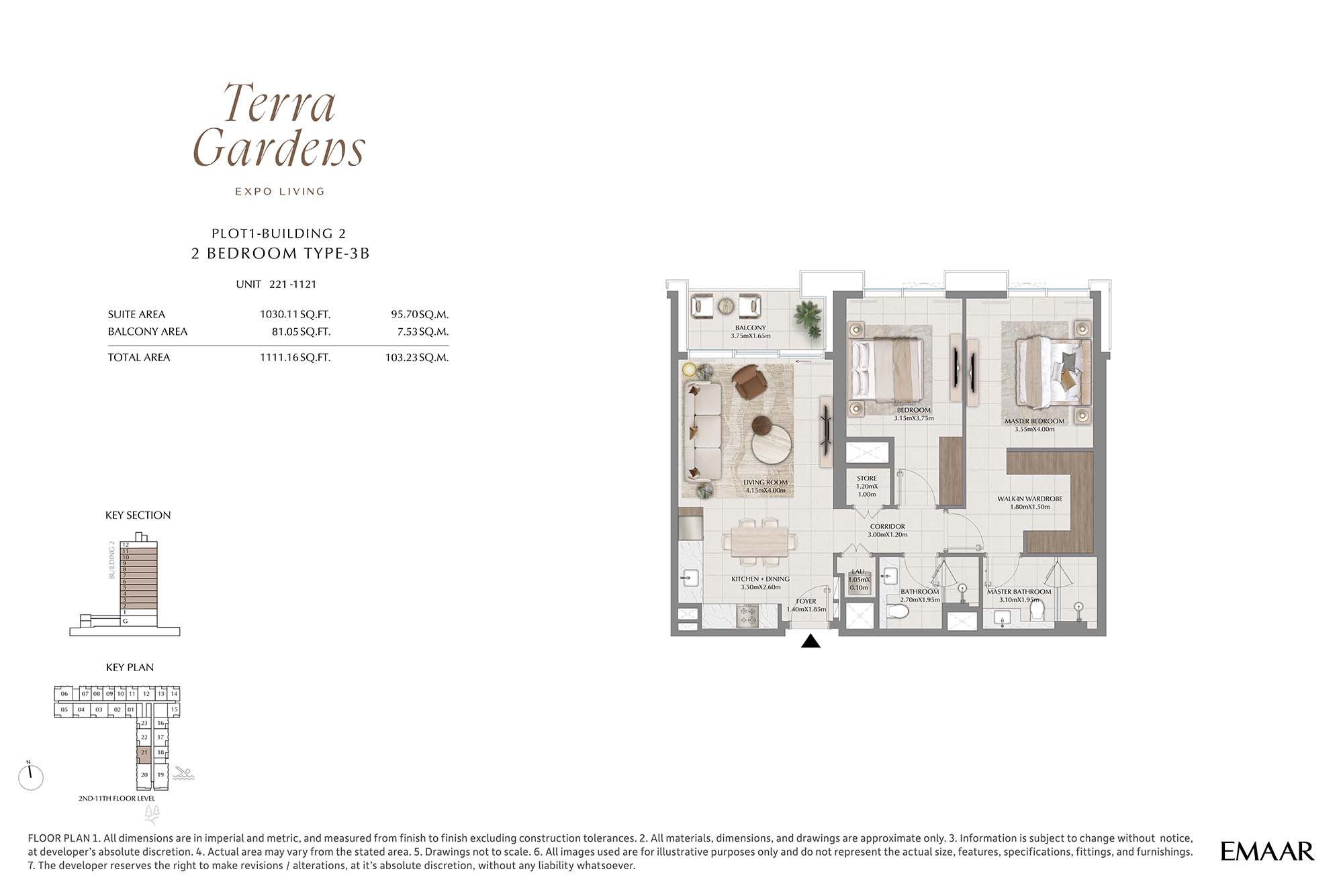2nd-11th Level Unit 221-1121 (Type-3B)