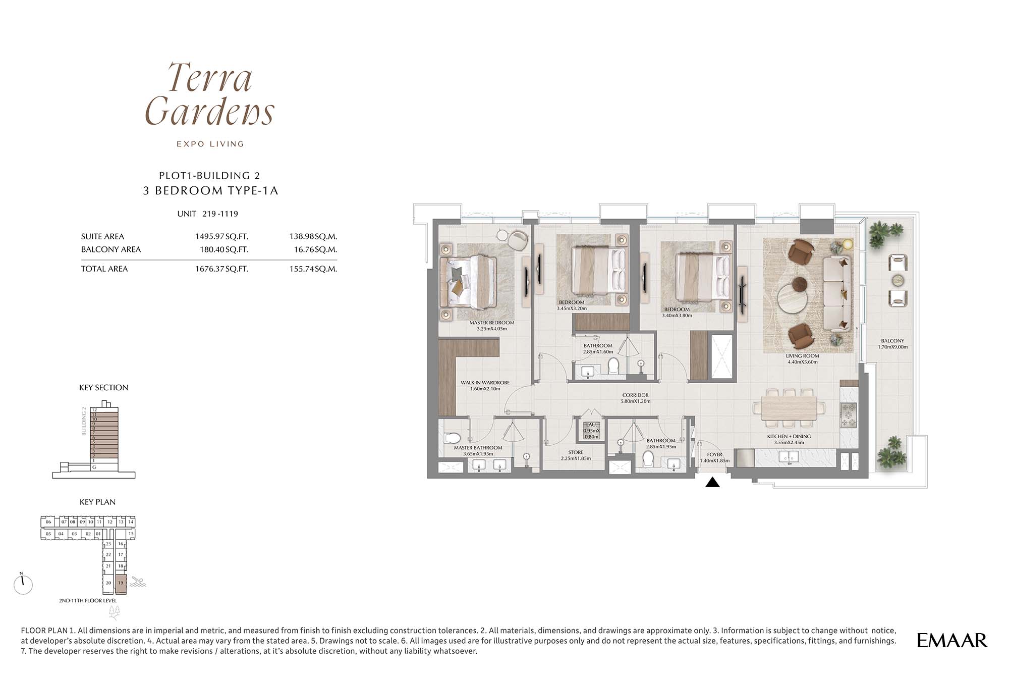 2nd-11th Level Unit 219-1119 (Type-1A)