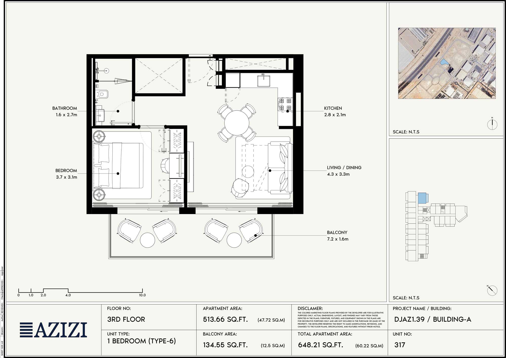 3rd Floor (Unit 317 - Type 6)