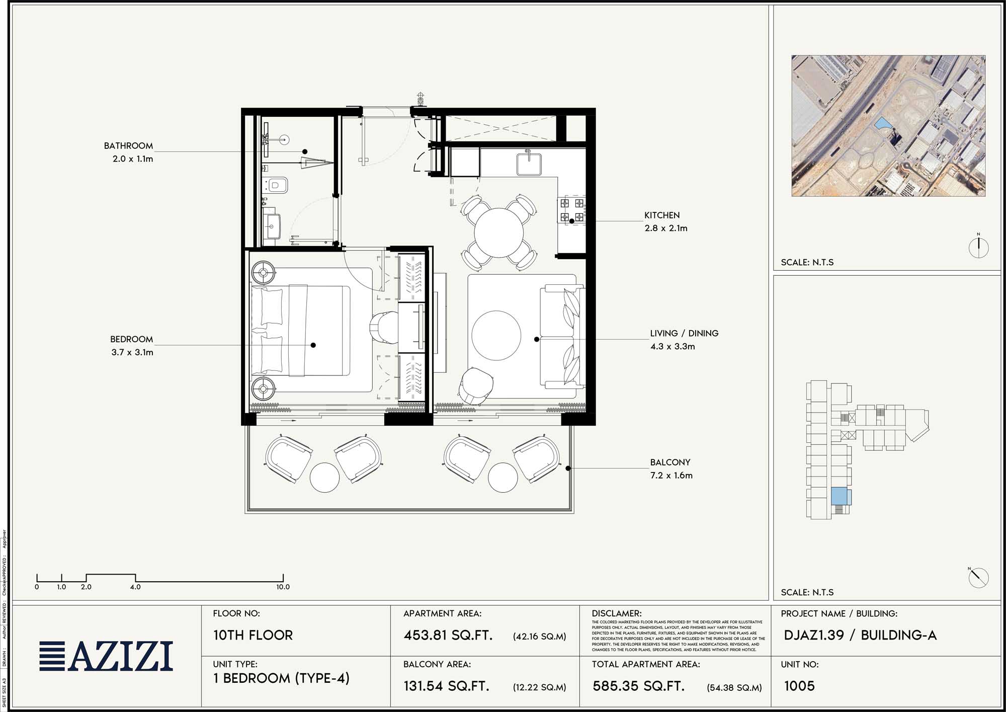 10th Floor (Unit 1005 - Type 4)