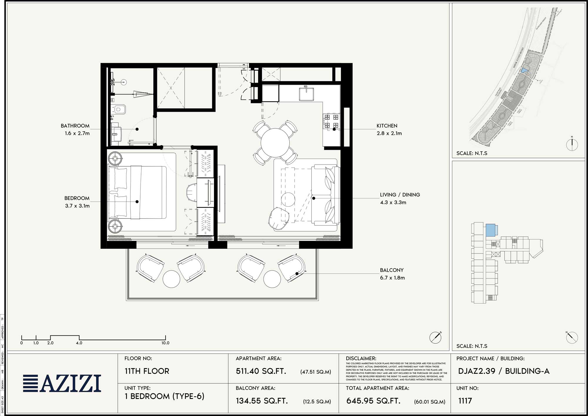11th Floor (Unit 1117 - Type 6)