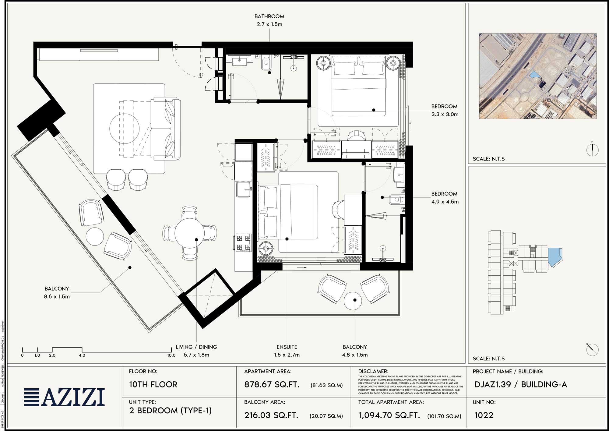 10th Floor (Unit 1022 - Type 1)