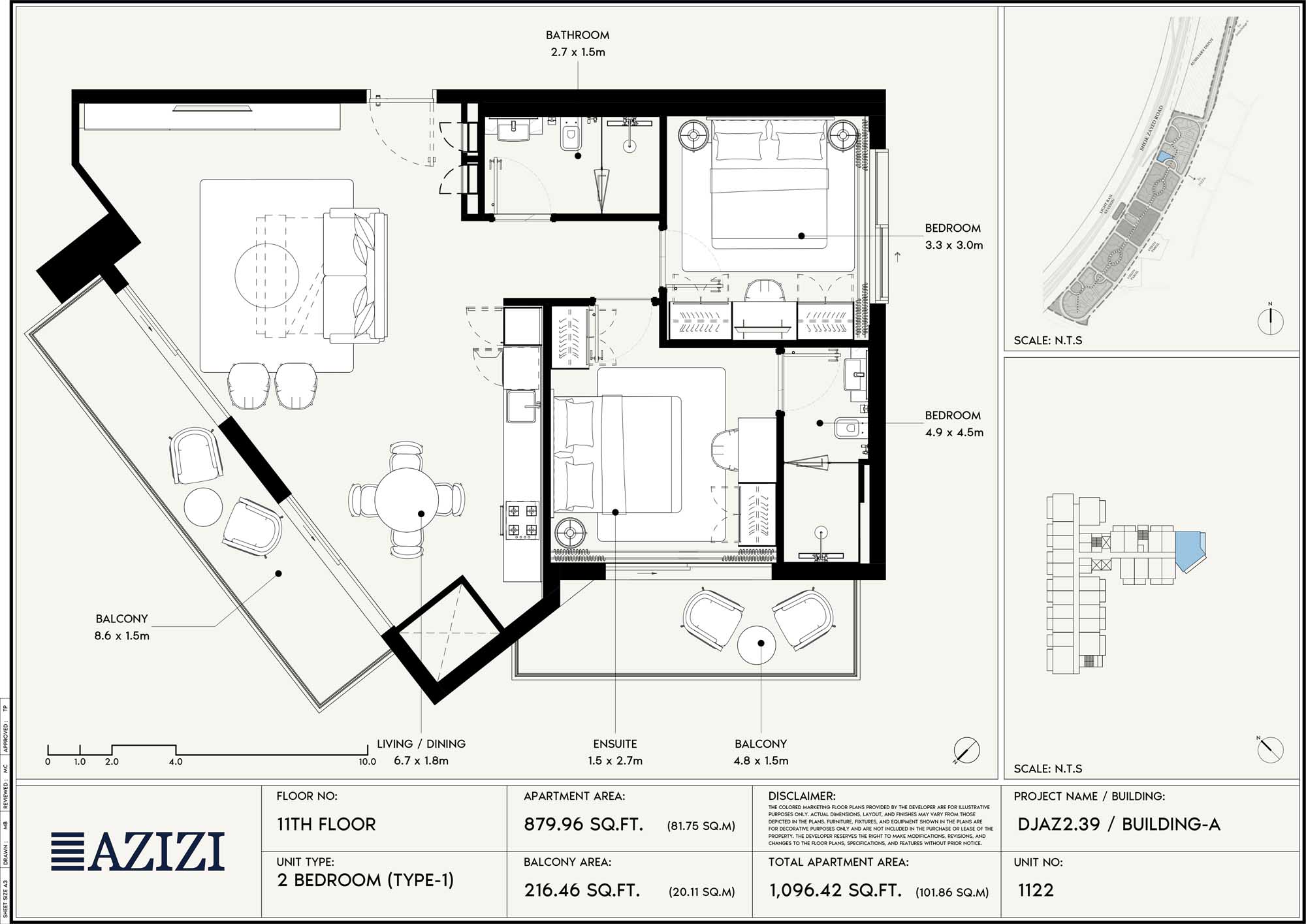 11th Floor (Unit 1122 - Type 1)