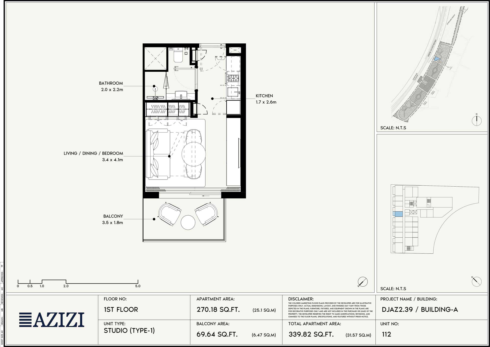 1st Floor (Unit 112 - Type 1)