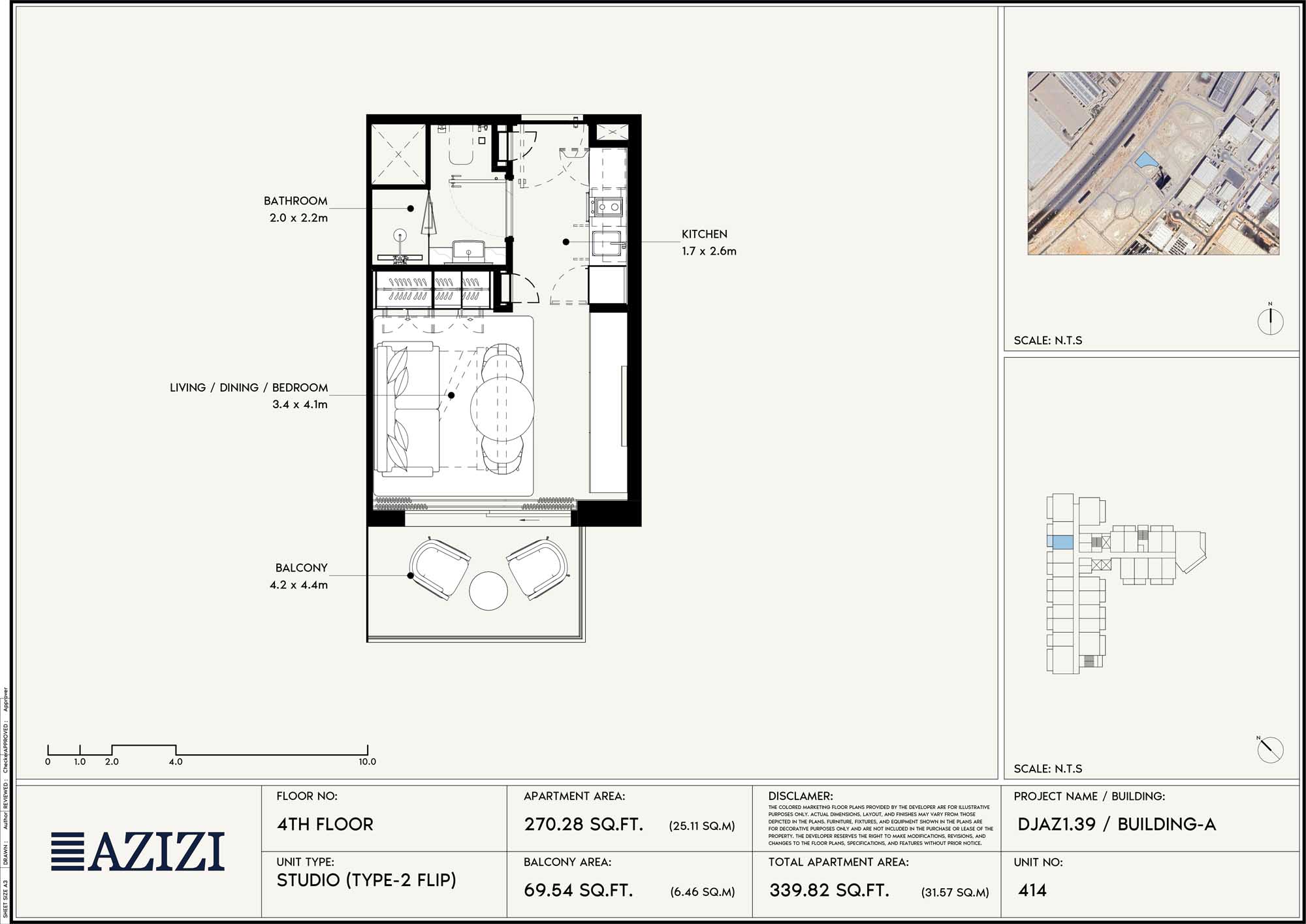 4th Floor (Unit 414 - Type 2 Flip)