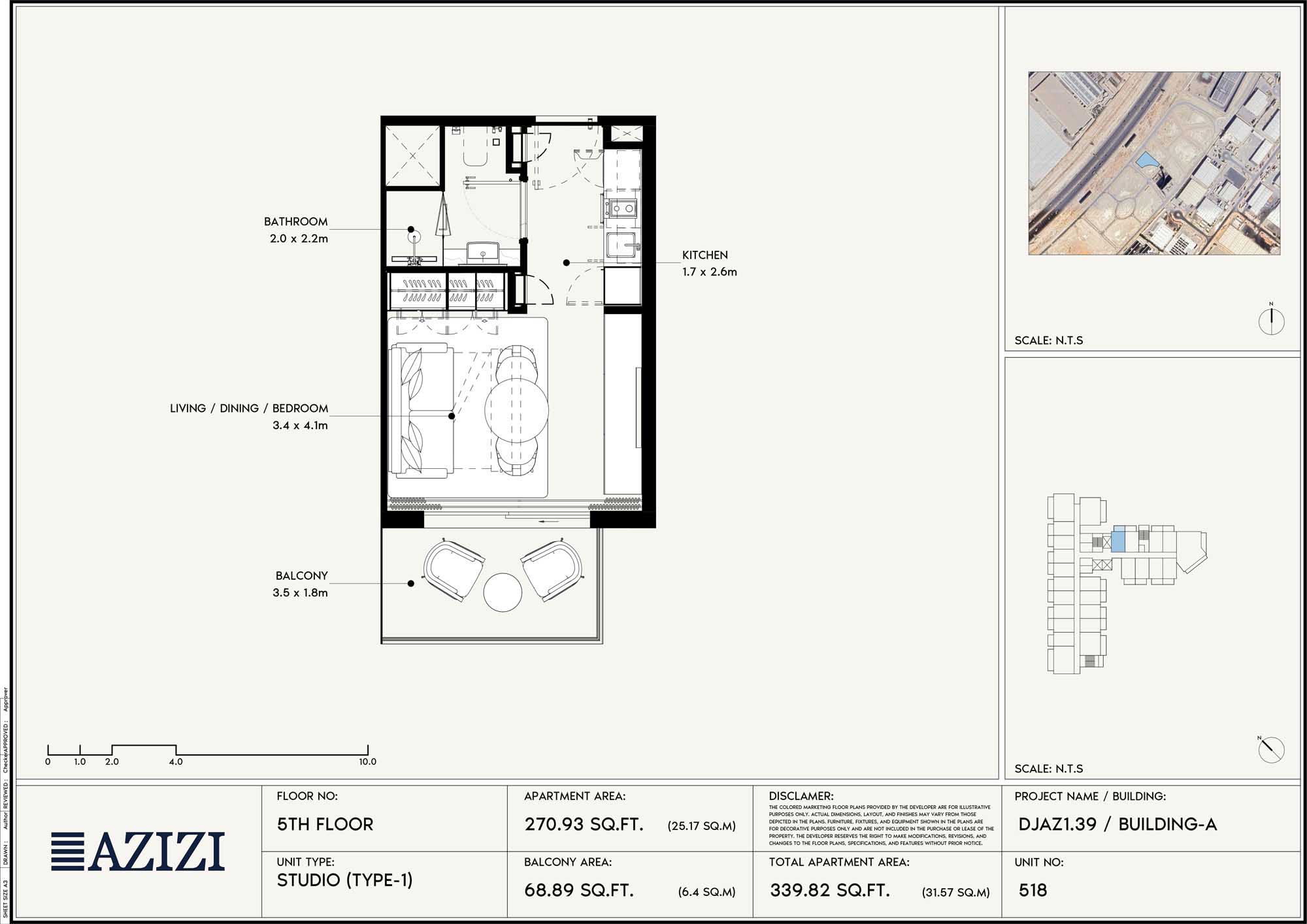 5th Floor (Unit 518 - Type 1)