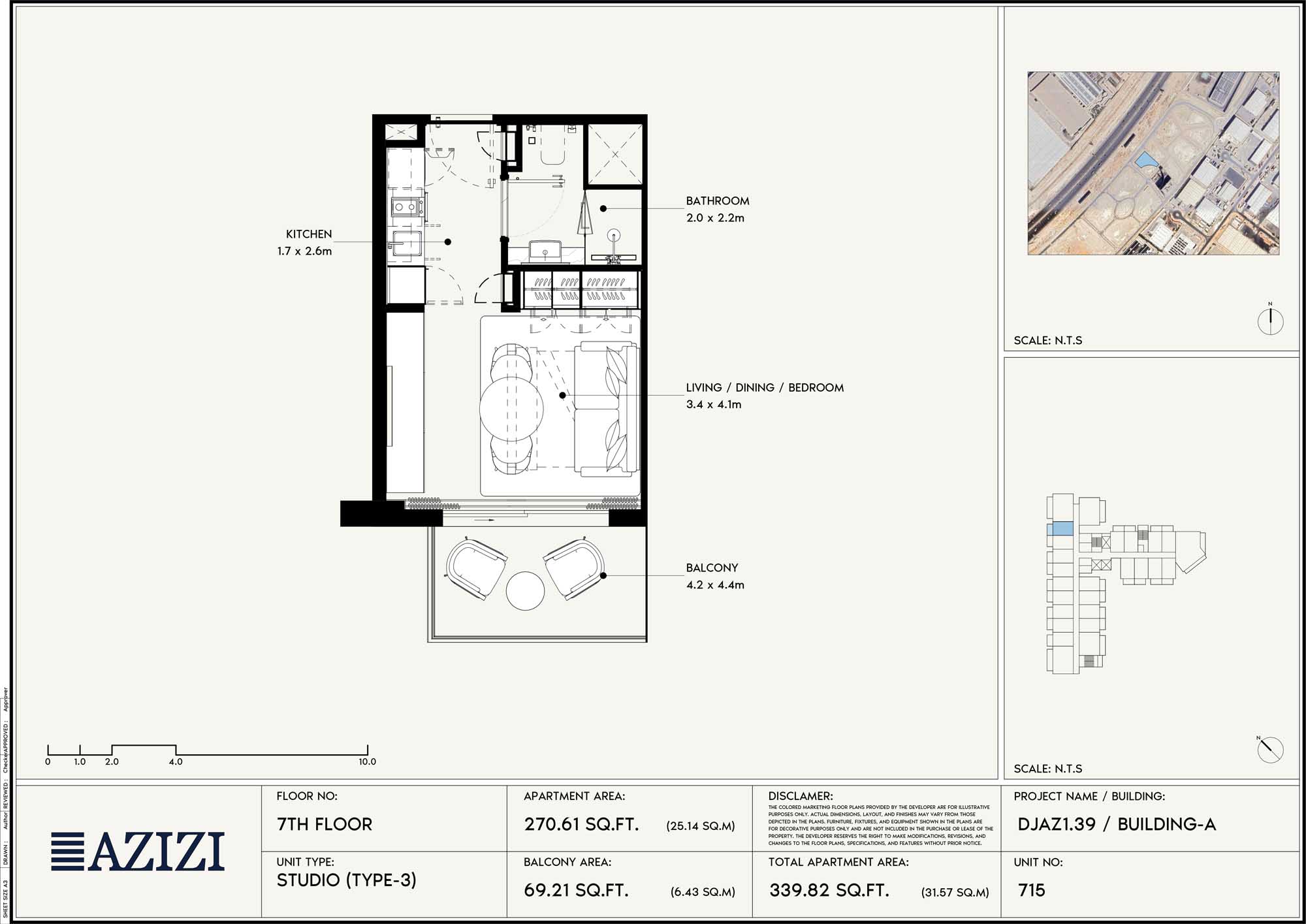 7th Floor (Unit 715 - Type 3)