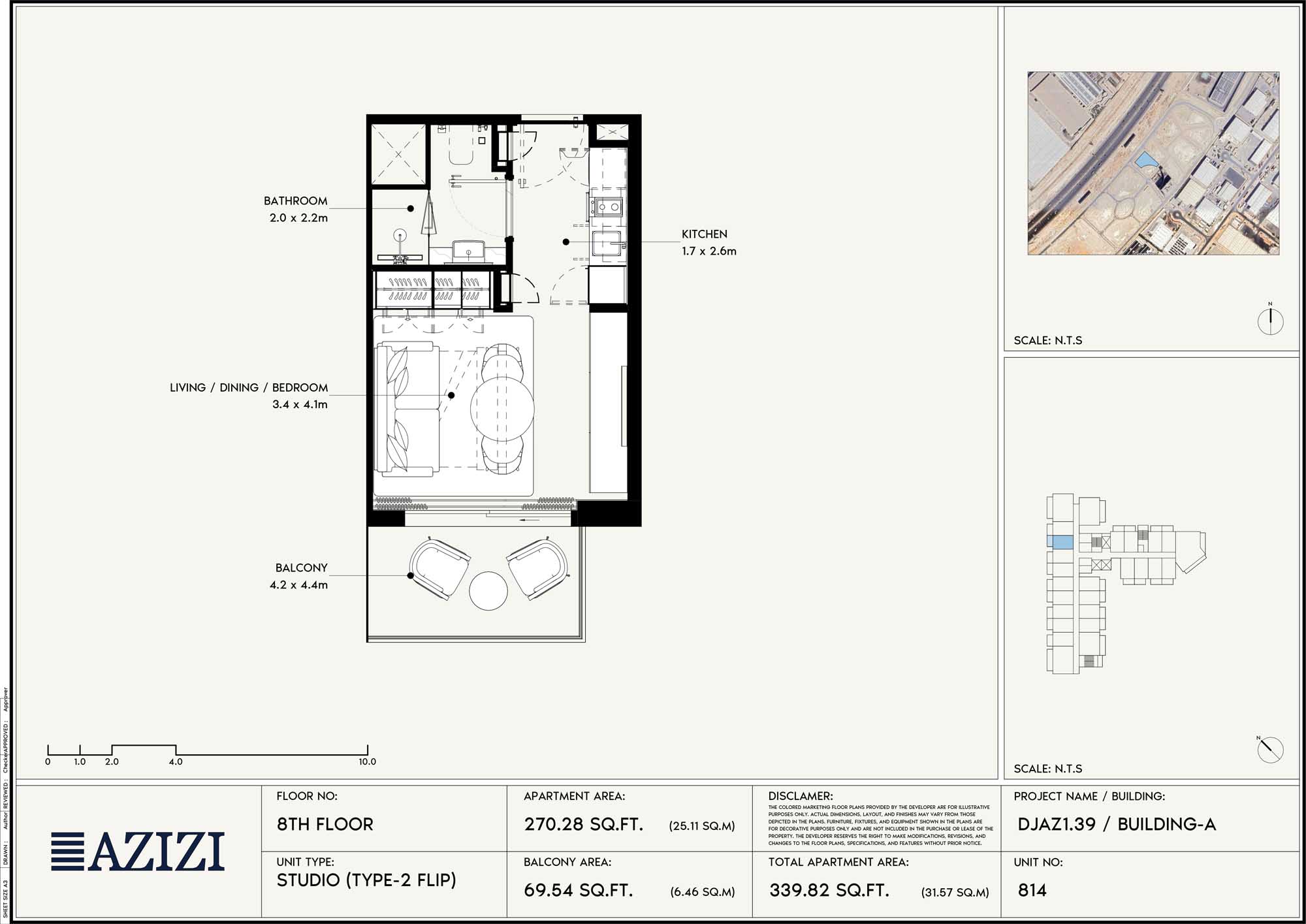 8th Floor (Unit 814 - Type 2 Flip)