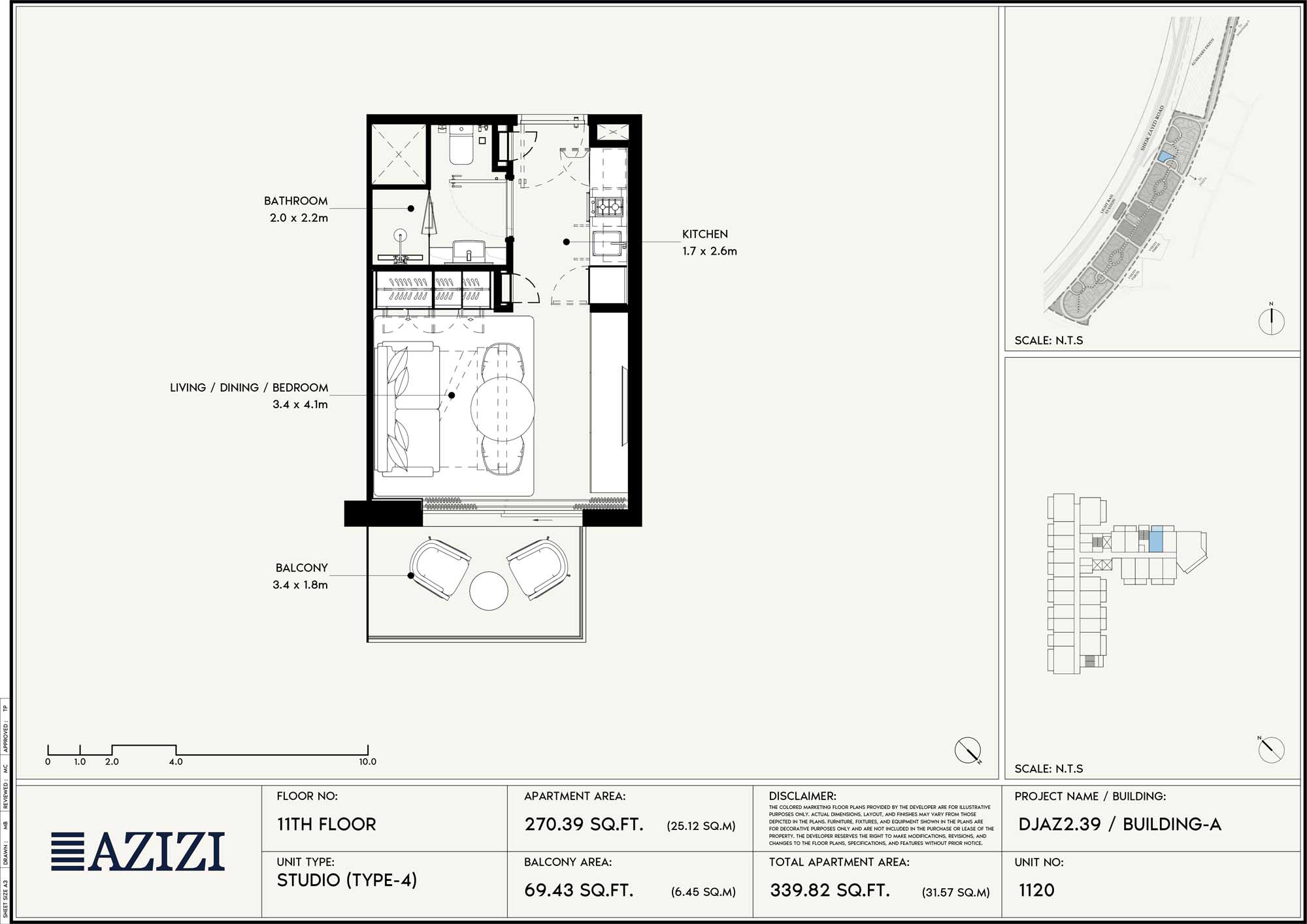 11th Floor (Unit 1120 - Type 4)