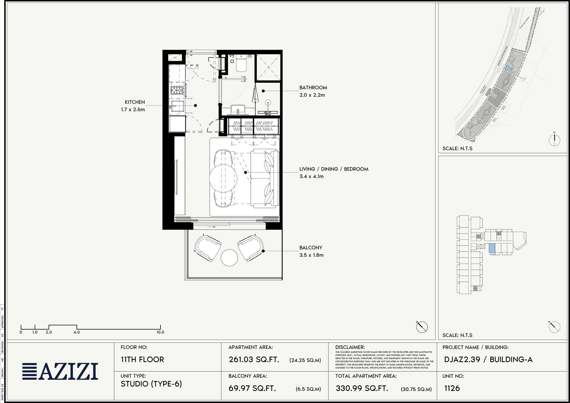 11th Floor (Unit 1126 - Type 6)