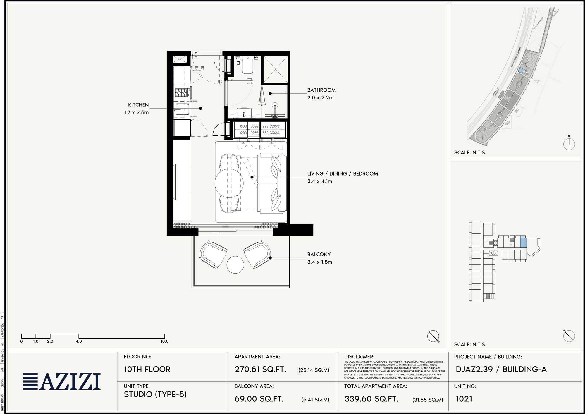 10th Floor (Unit 1021 - Type 5)