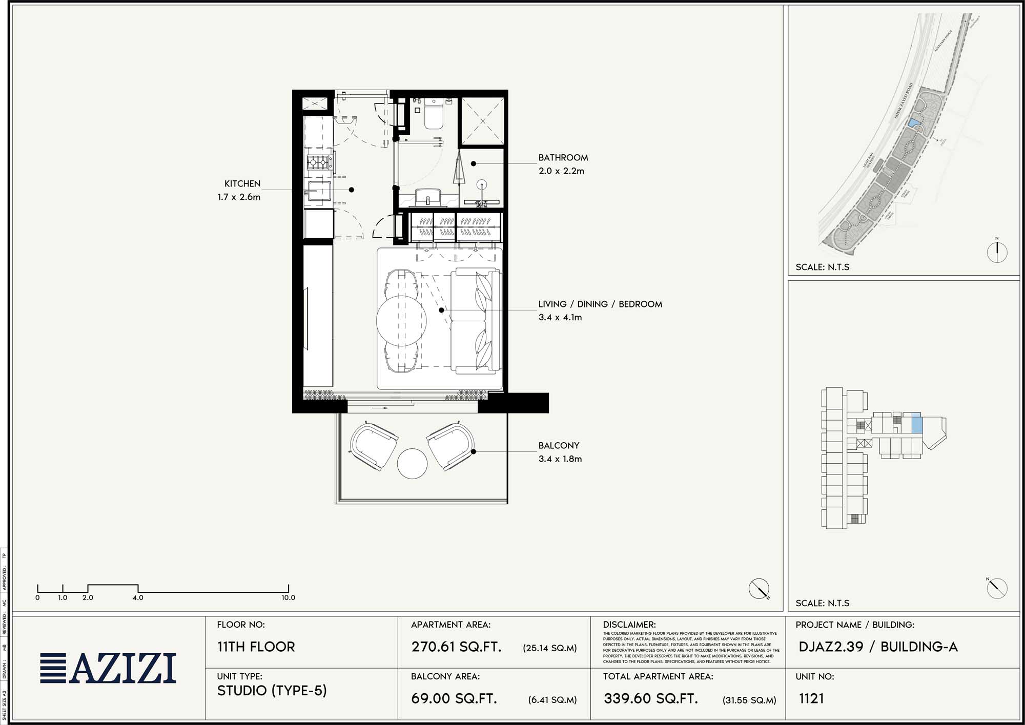 11th Floor (Unit 1121 - Type 5)