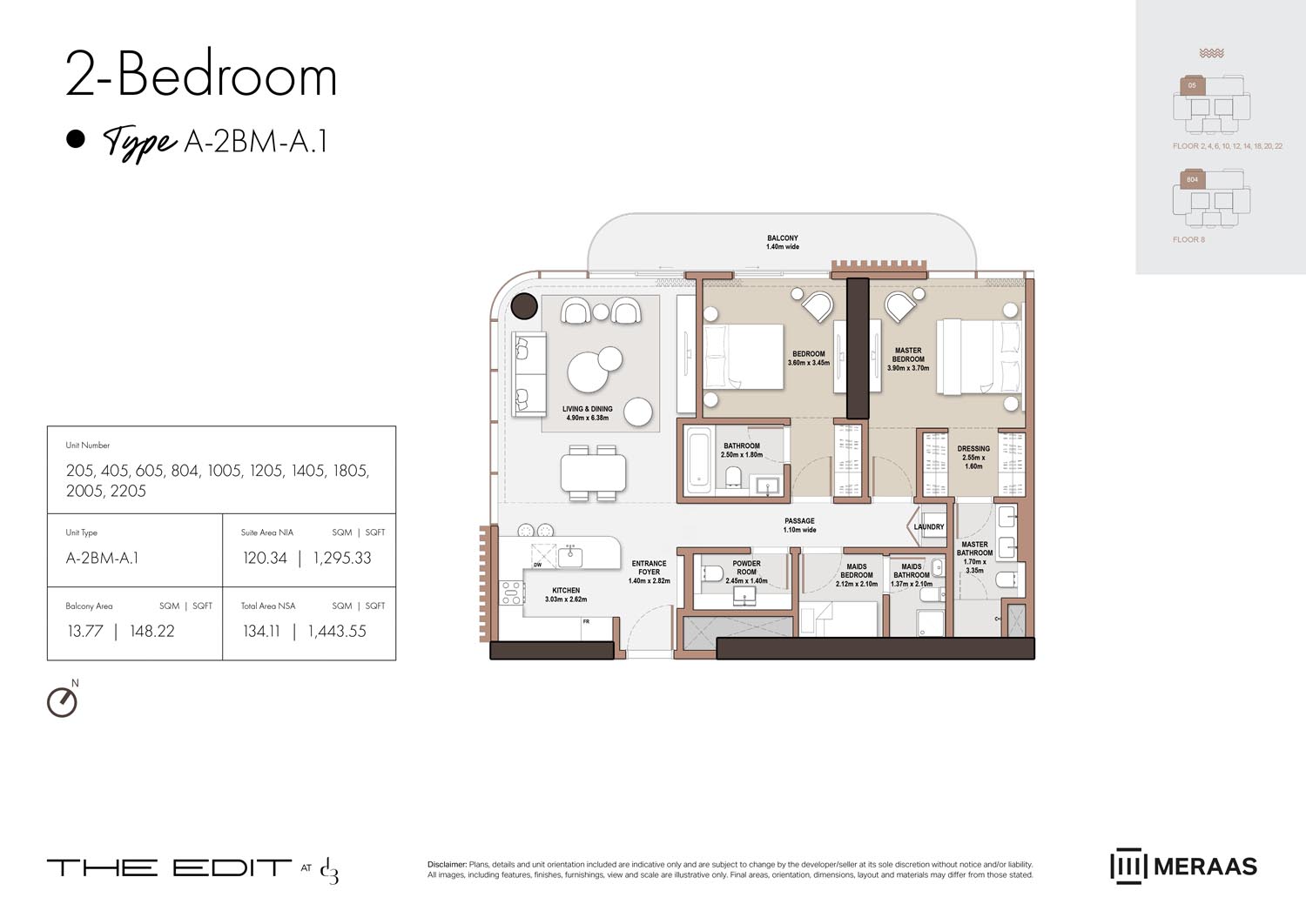 02nd-22nd Floor (Type A-2BM-A.1)