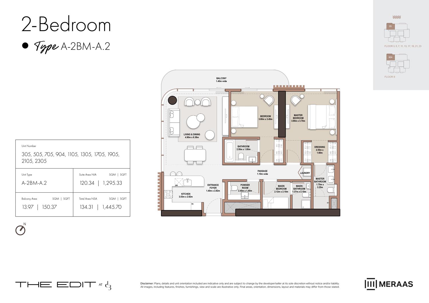 03rd-23rd Floor (Type A-2BM-A.2)