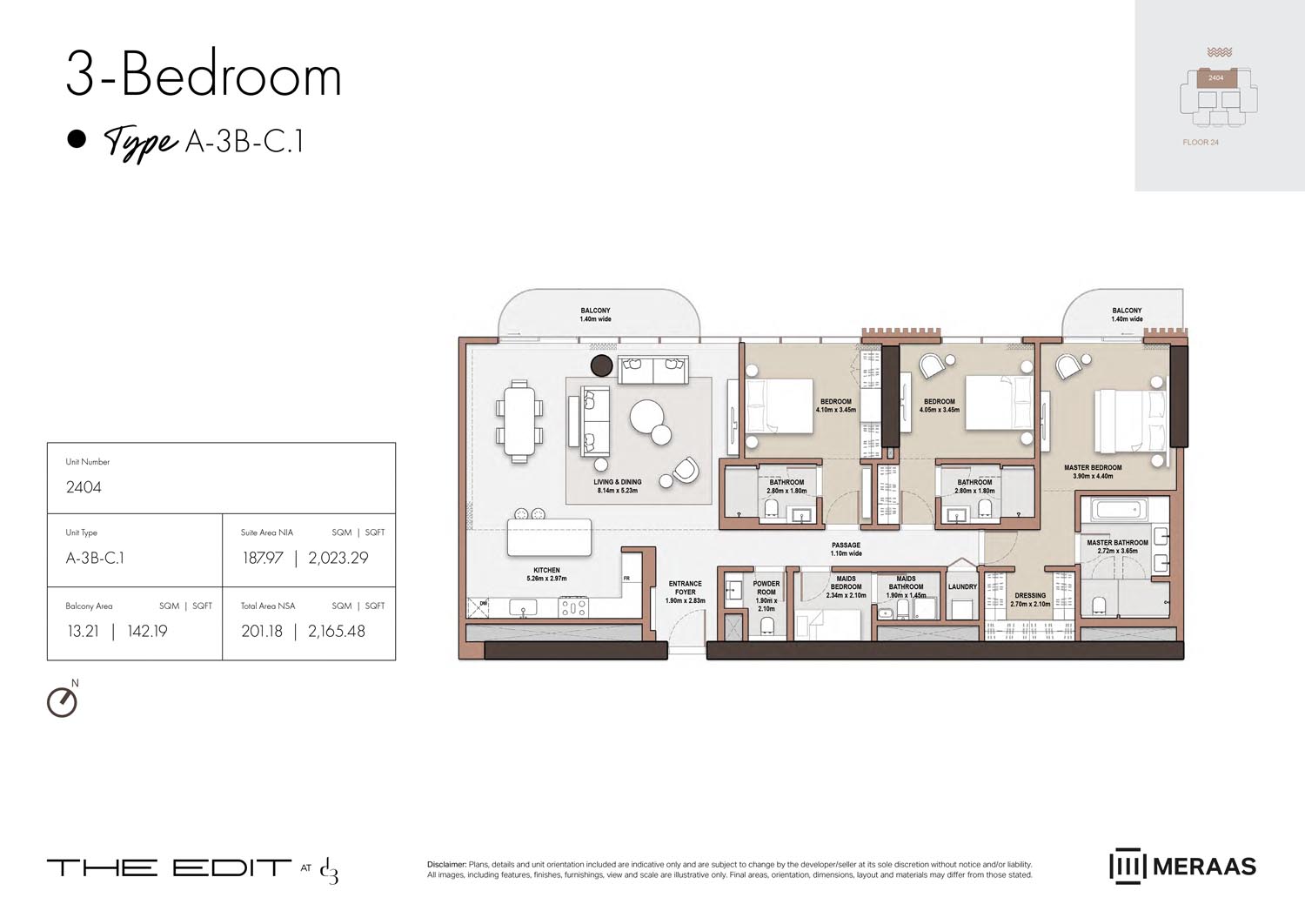 24th Floor (Type A-3B-C.1)
