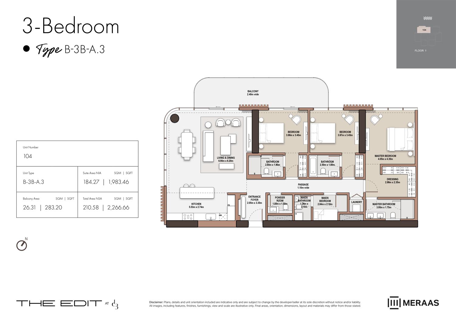 01st Floor (Type B-3B-A.3)