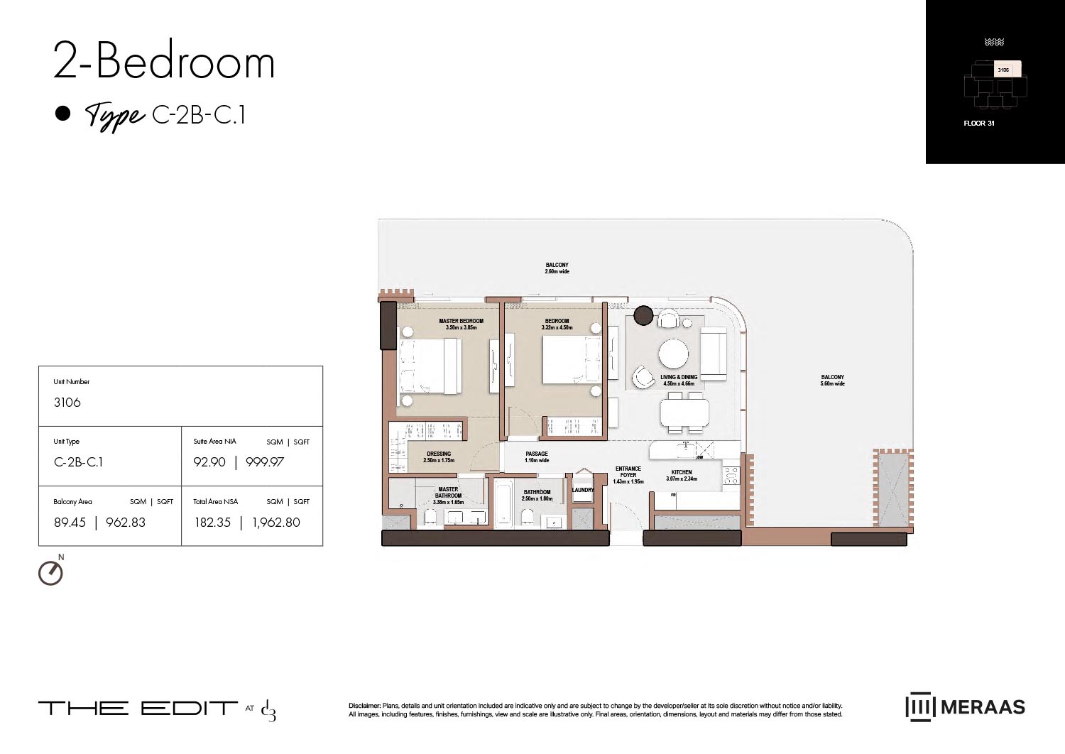 31st Floor (Type C-2B-C.1)