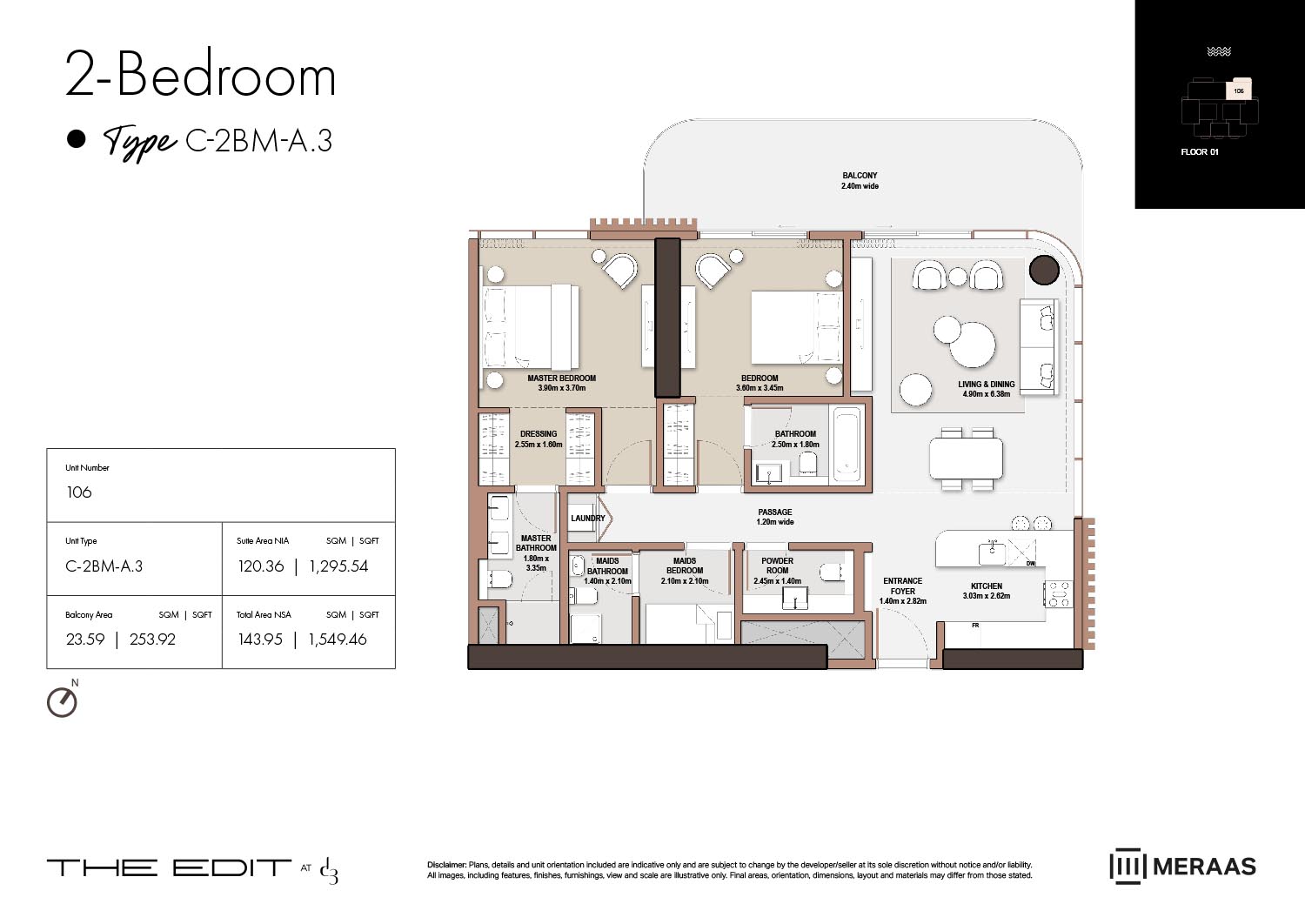 01st Floor (Type C-2BM-A.3)
