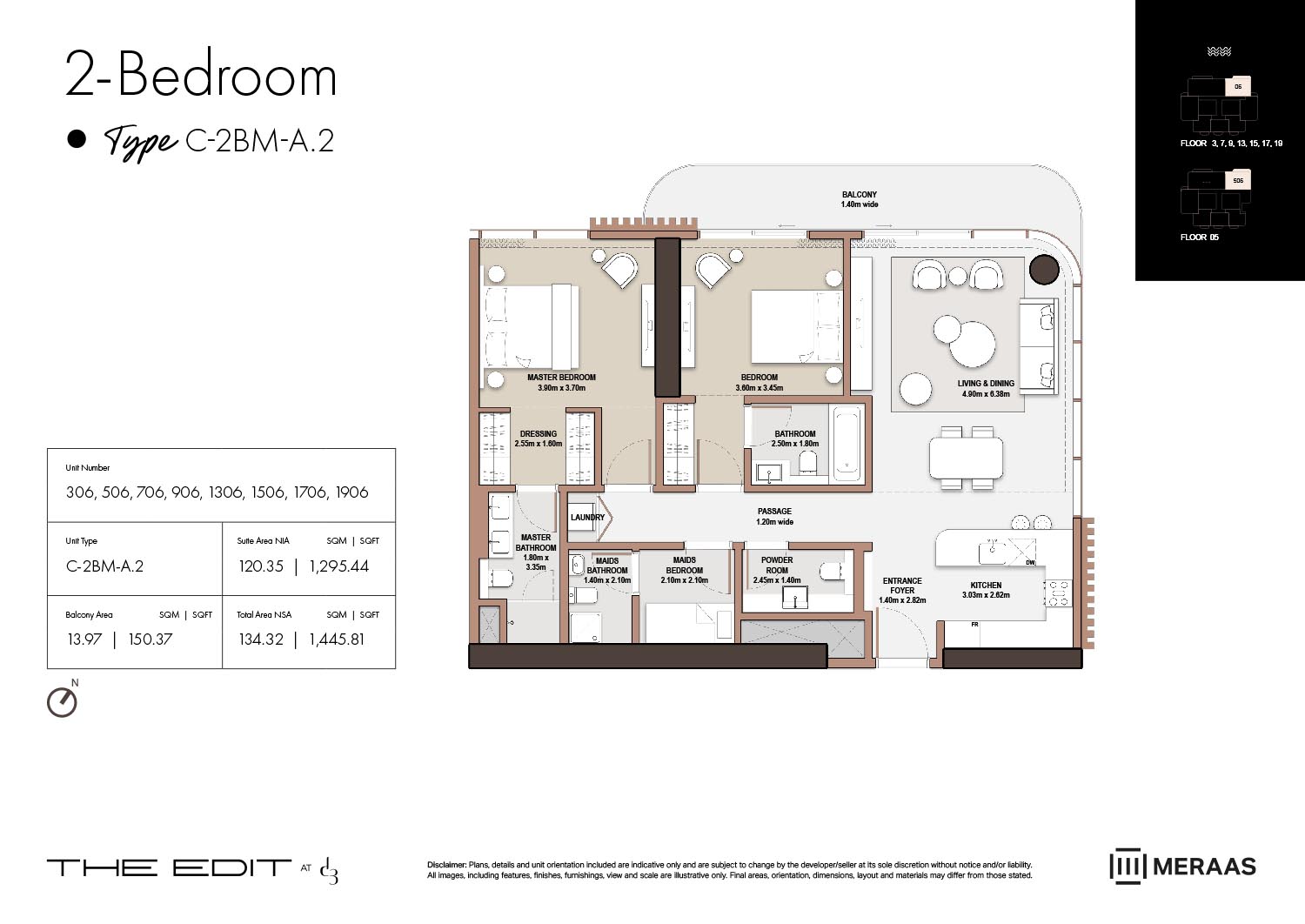 03rd-19th Floor (Type C-2BM-A.2)