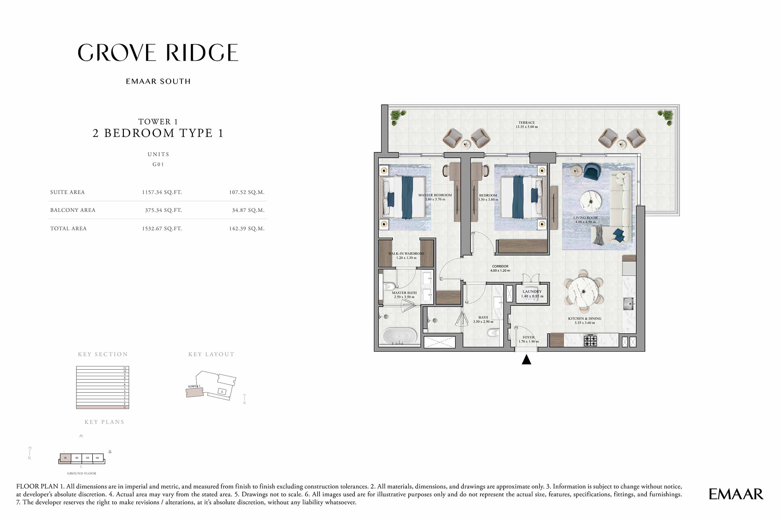 Gorund Floor (Type 1-Unit-G01)
