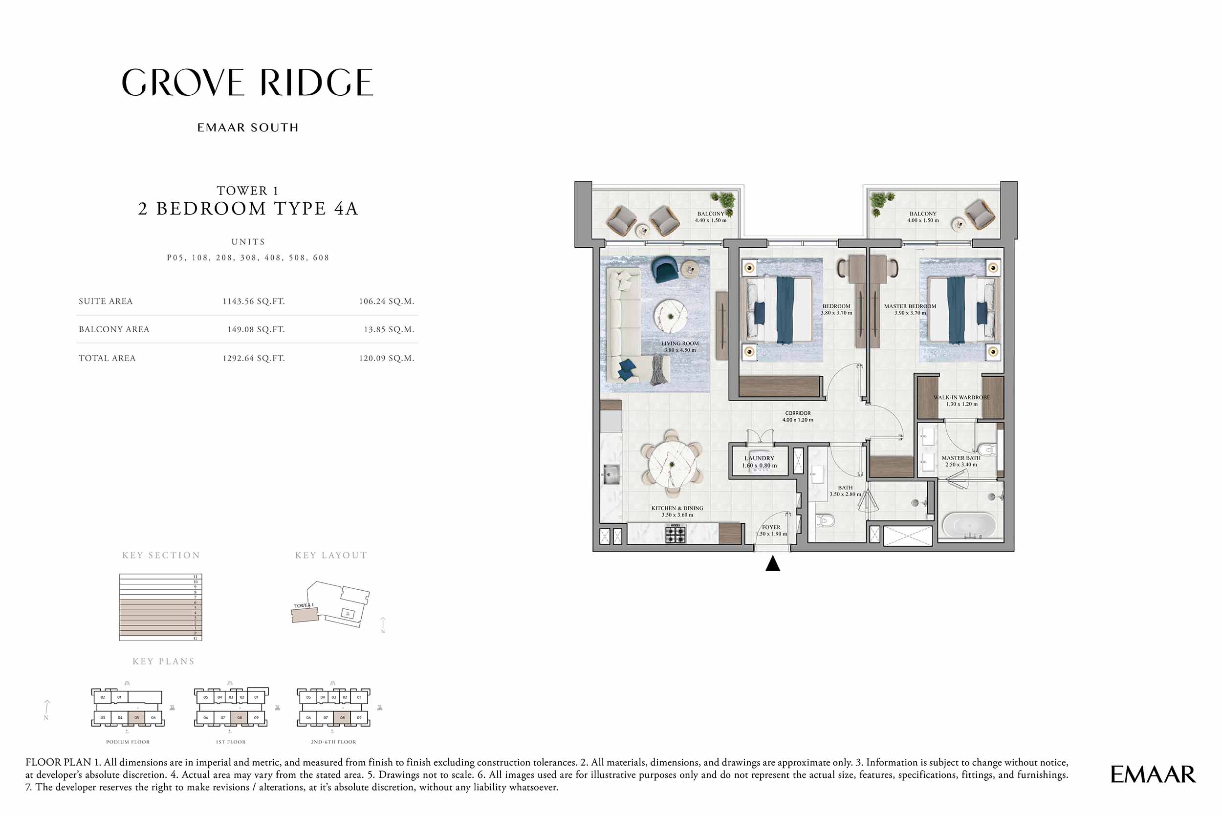 Podium Floor-6th Floor (Type 4A-Unit-P05-608)