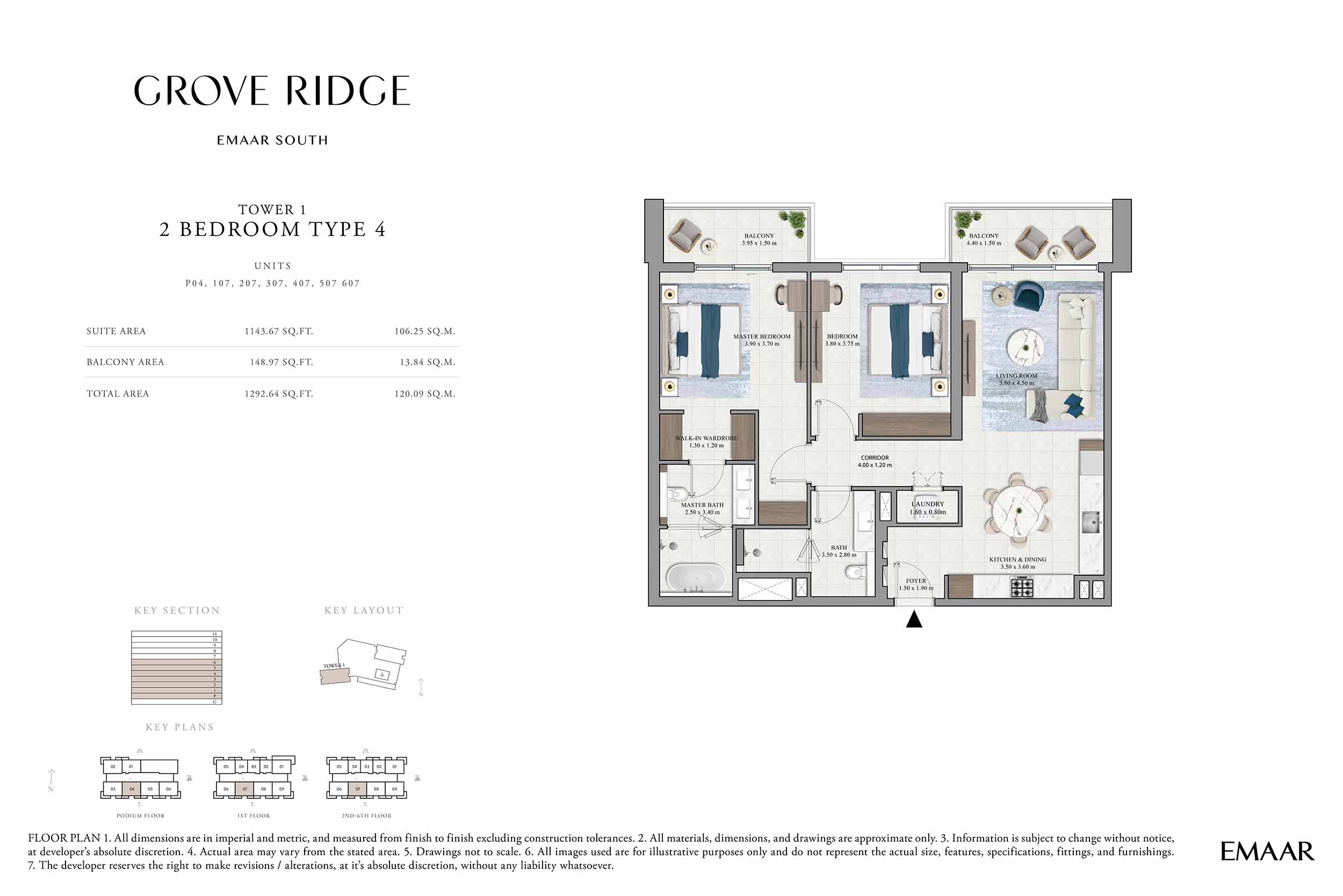 Podium Floor-6th Floor (Type 4-Unit-P04-607)