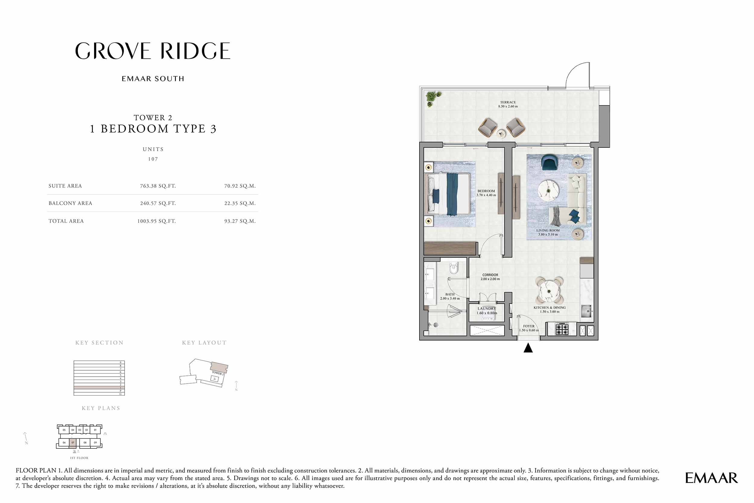 1st Floor (Type 3-Unit 107)