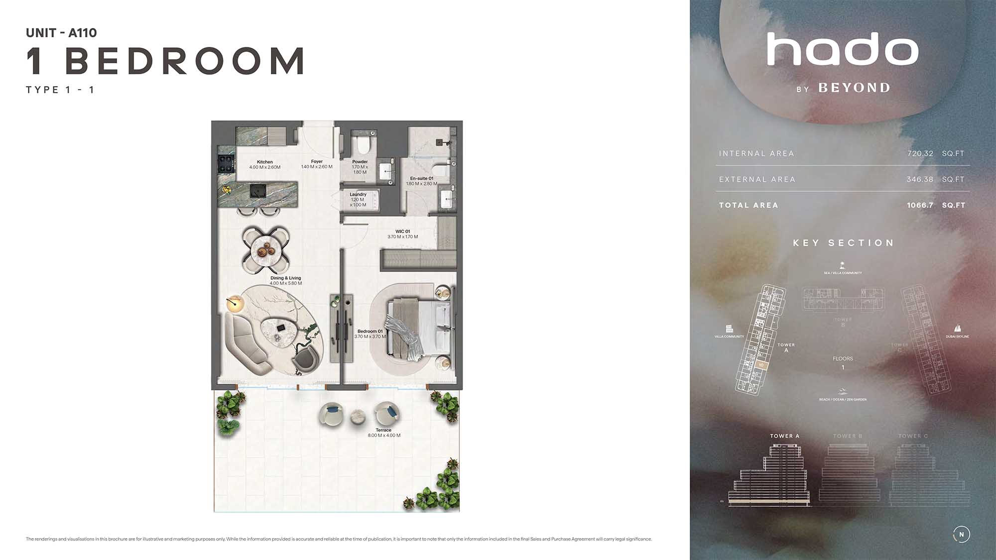 1st Floor (Type 1-1 Unit A110)