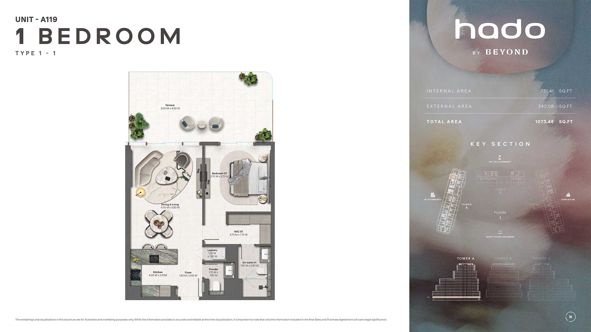 1st Floor (Type 1-1 Unit A119)