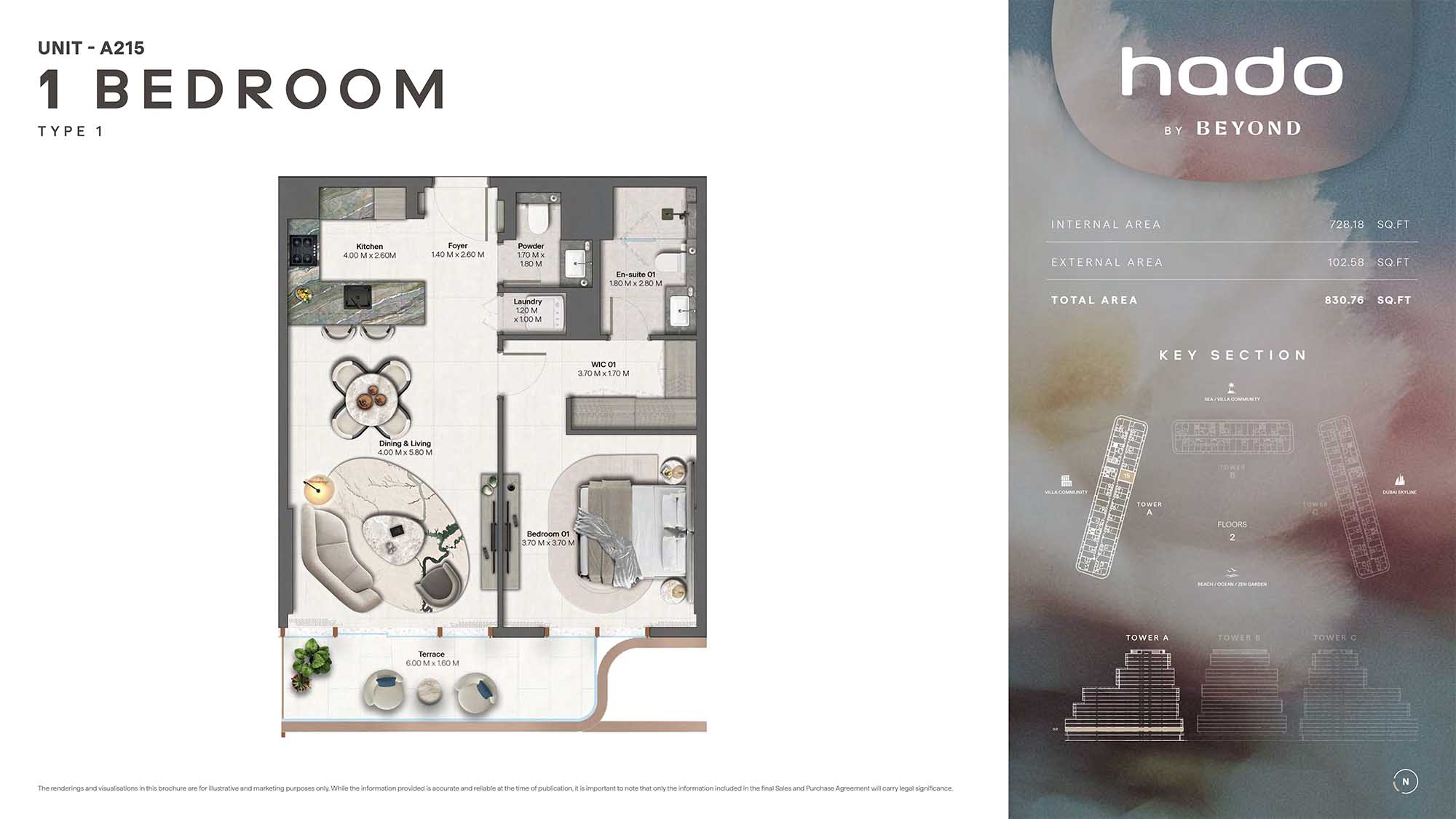 2nd Floor (Type 1 Unit A215)