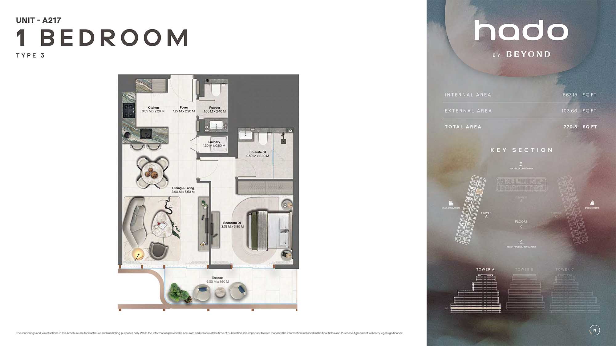 2nd Floor (Type 3 Unit A217)