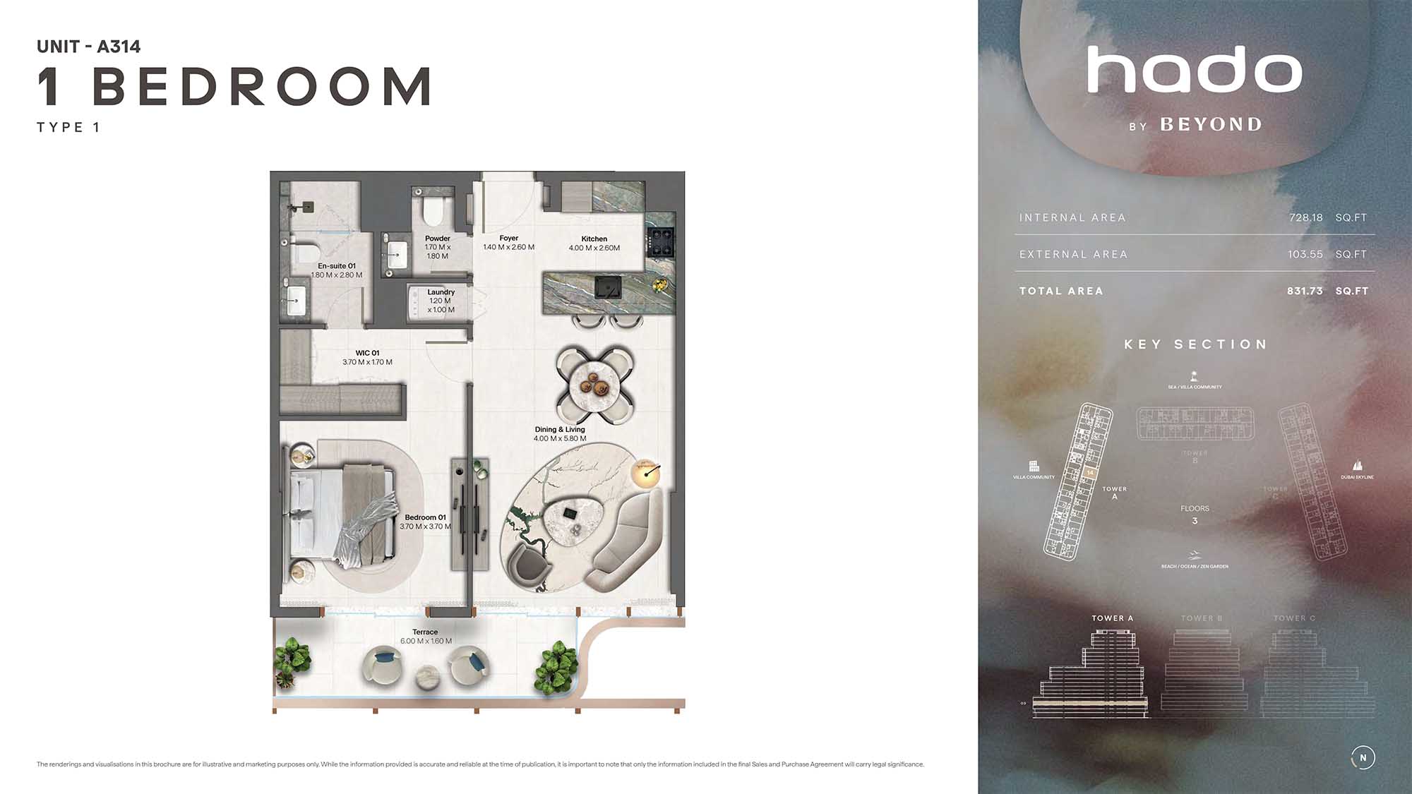 3rd Floor (Type 1 Unit A314)