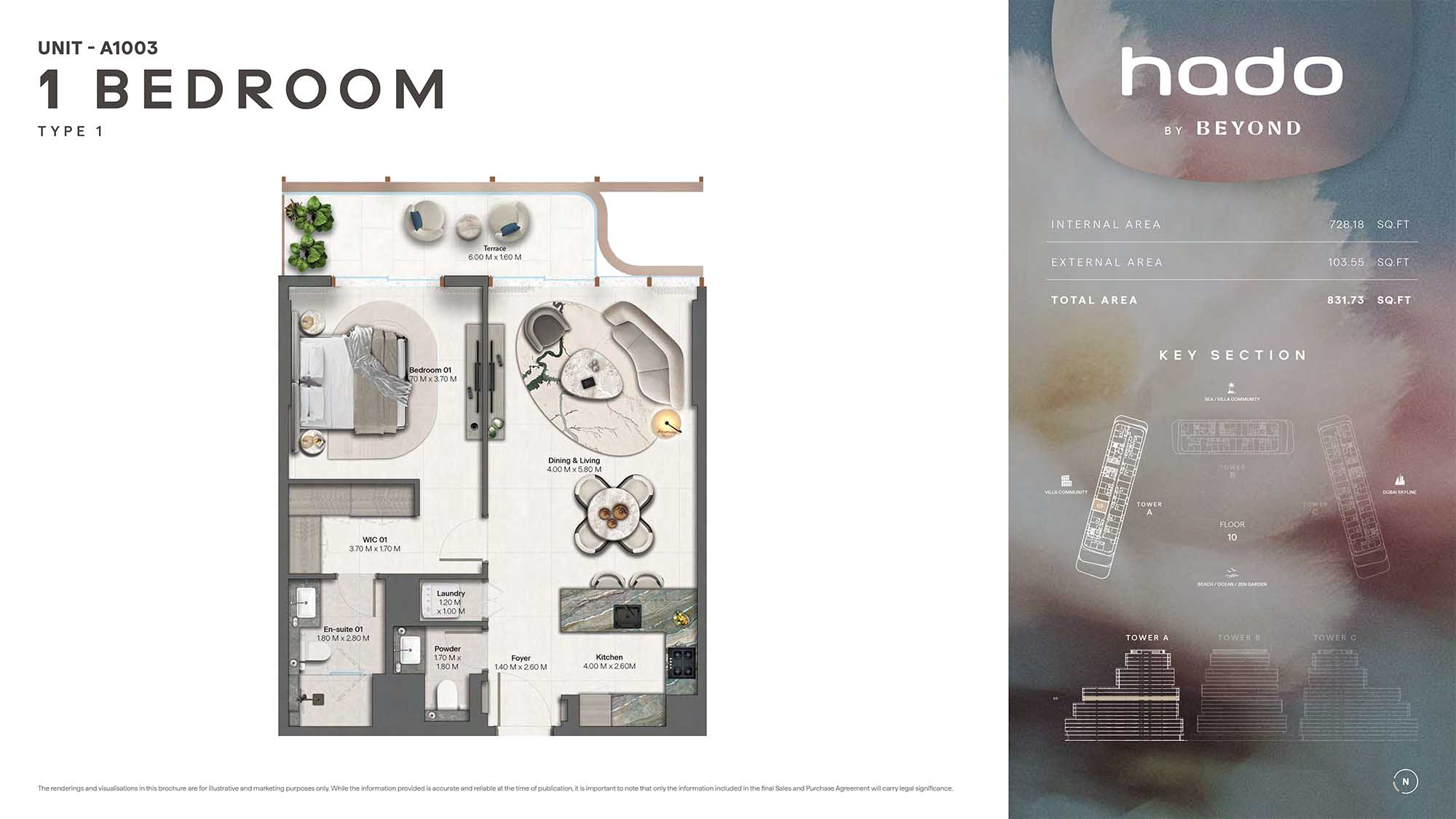 10th Floor (Type 1 Unit A1003)