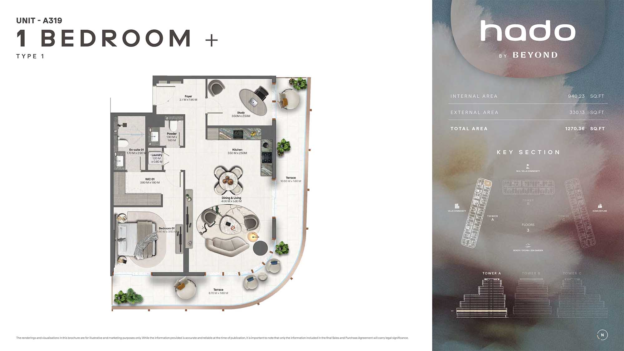 3rd Floor (Type 1 Unit A319)