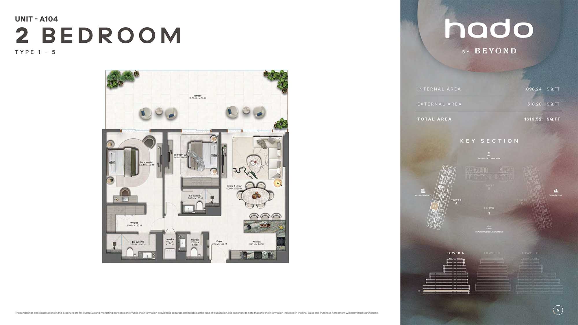 1st Floor (Type 1-5 Unit A104)