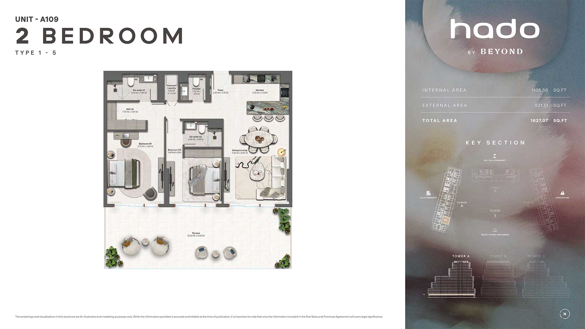 1st Floor (Type 1-5 Unit A109)