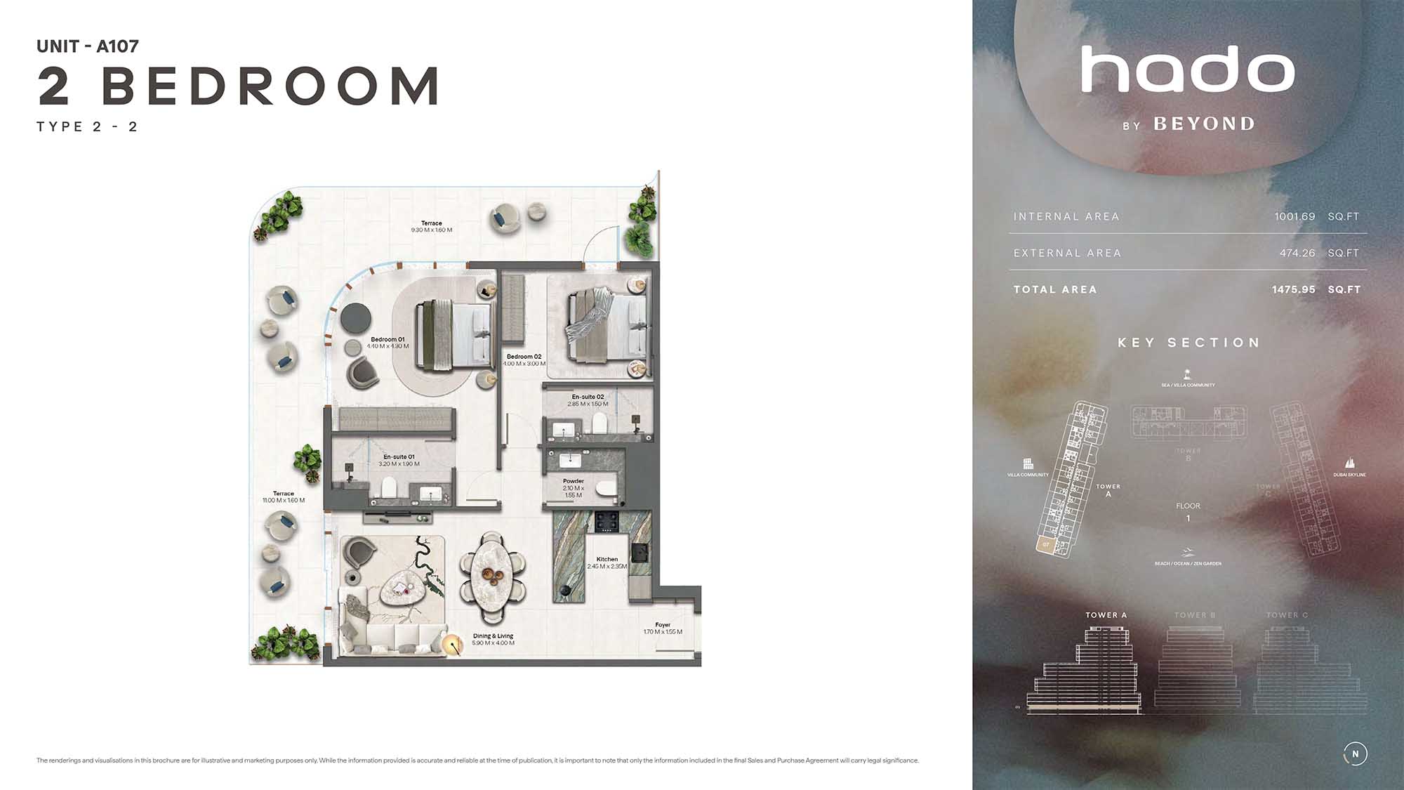 1st Floor (Type 2-2 Unit A107)