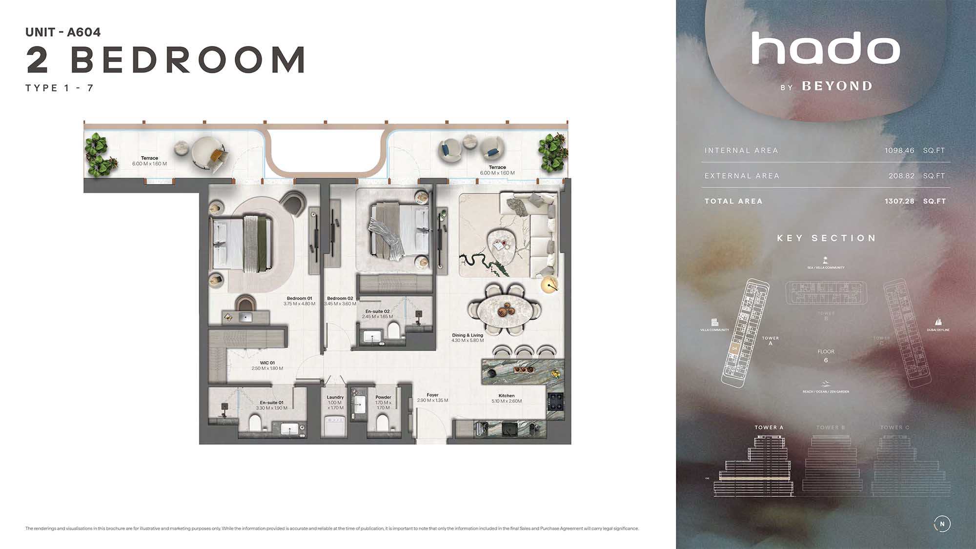 6th Floor (Type 1-7 Unit A517)