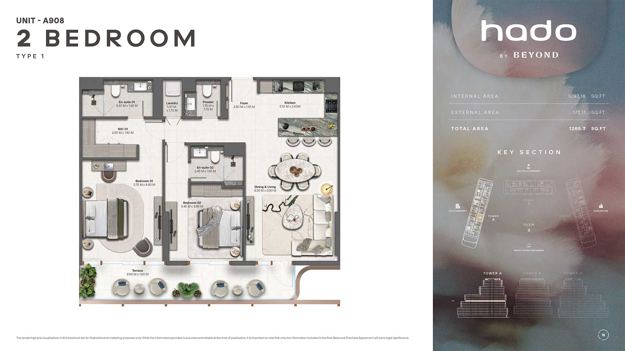 9th Floor (Type 1 Unit A908)