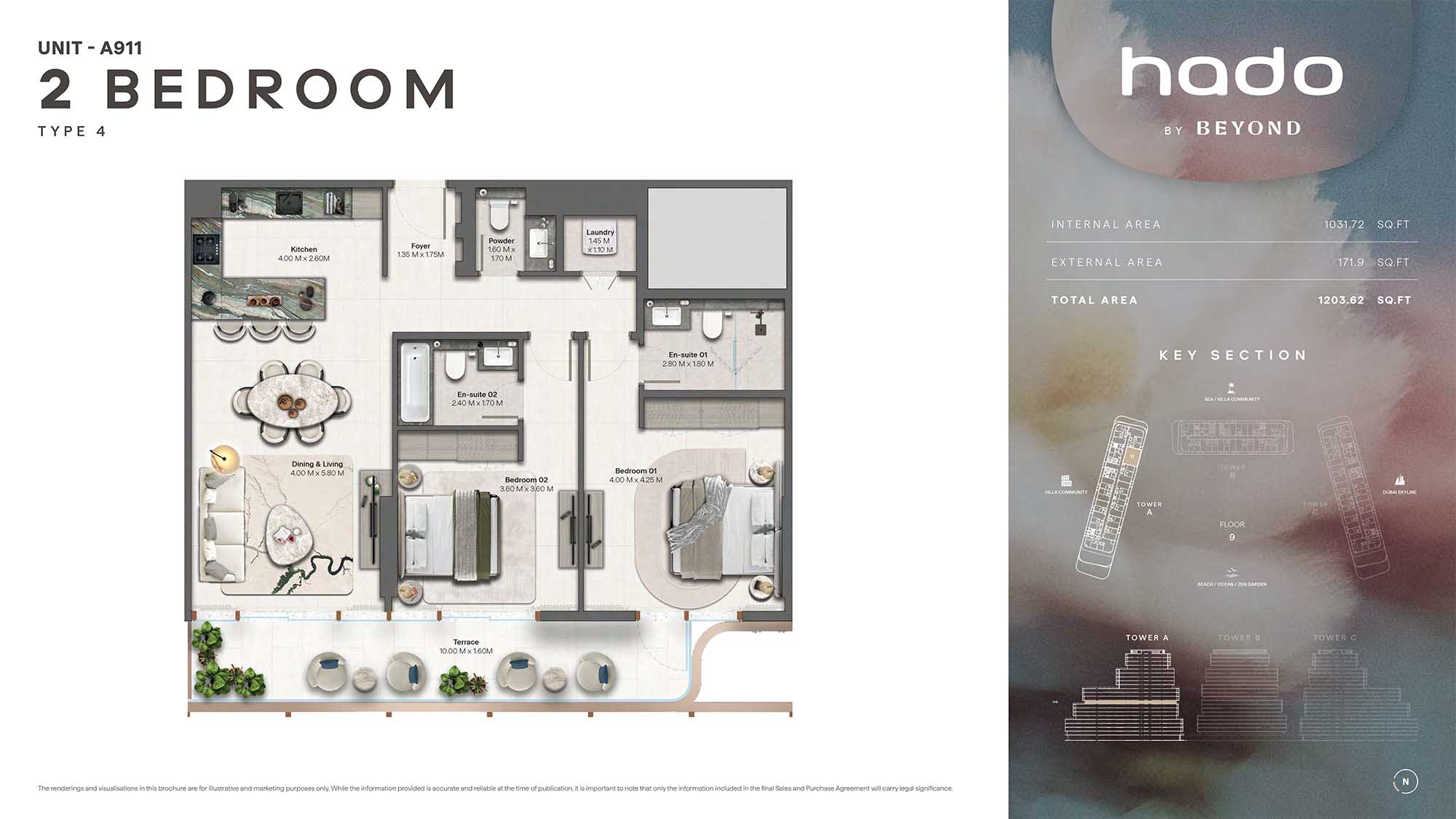 9th Floor (Type 4 Unit A911)