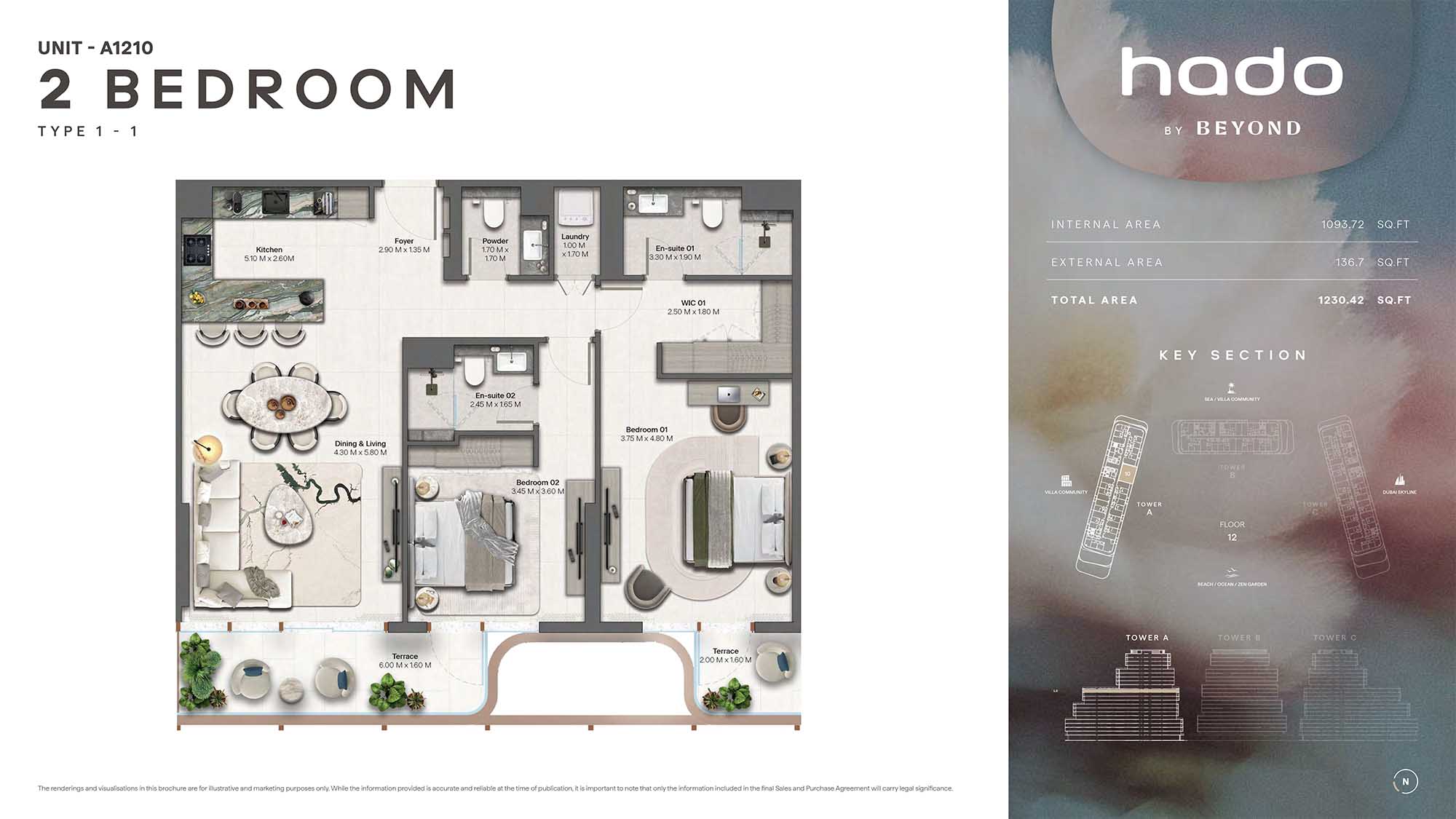 12th Floor (Type 1-1 Unit A1210)