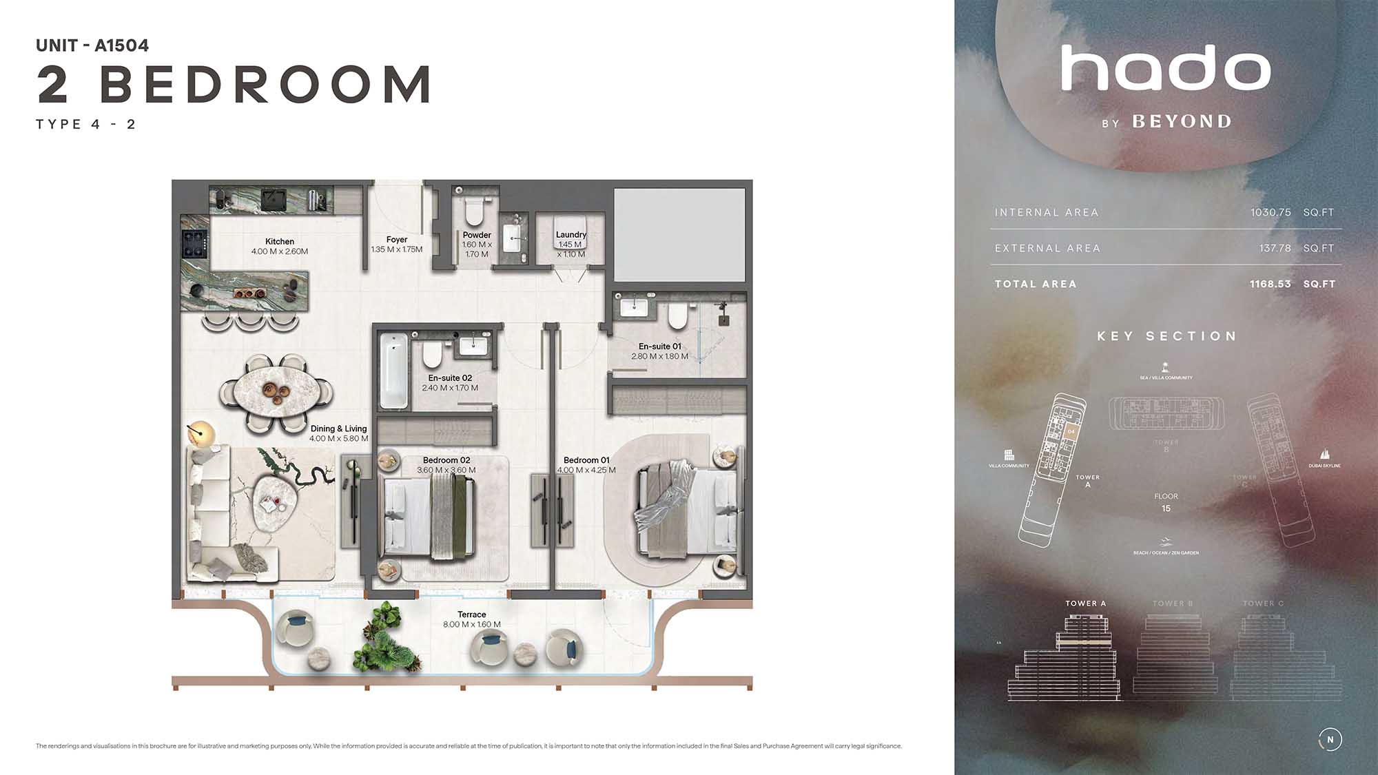 15th Floor (Type 4-2 Unit A1504)