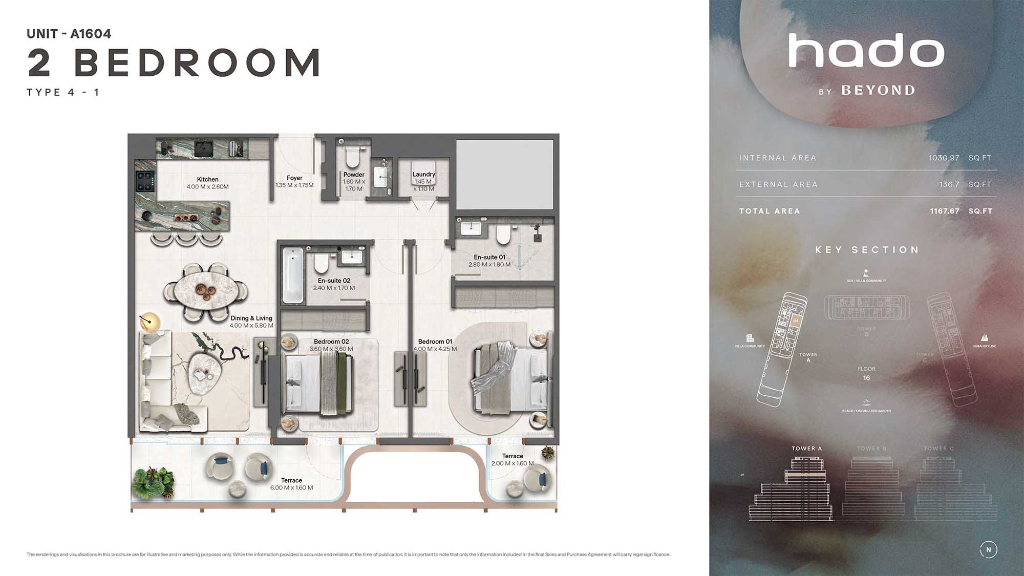 16th Floor (Type 4-1 Unit A1604)