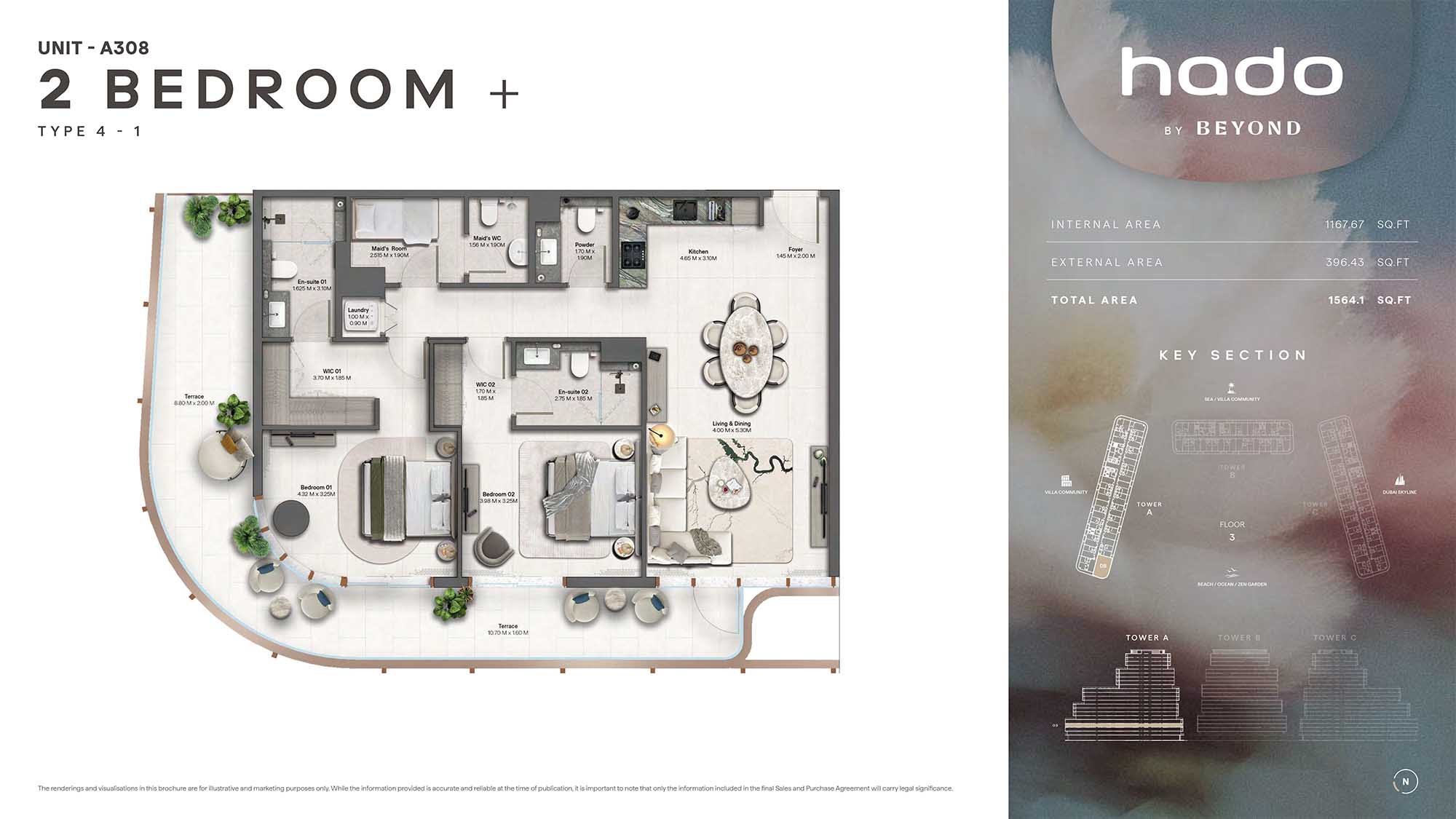 3rd Floor (Type 4-1 Unit A308)