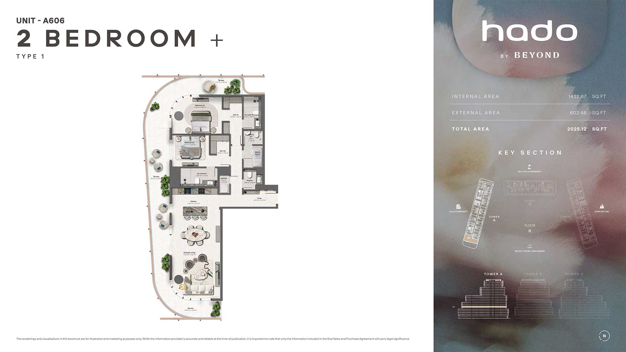 6th Floor (Type 1 Unit A606)