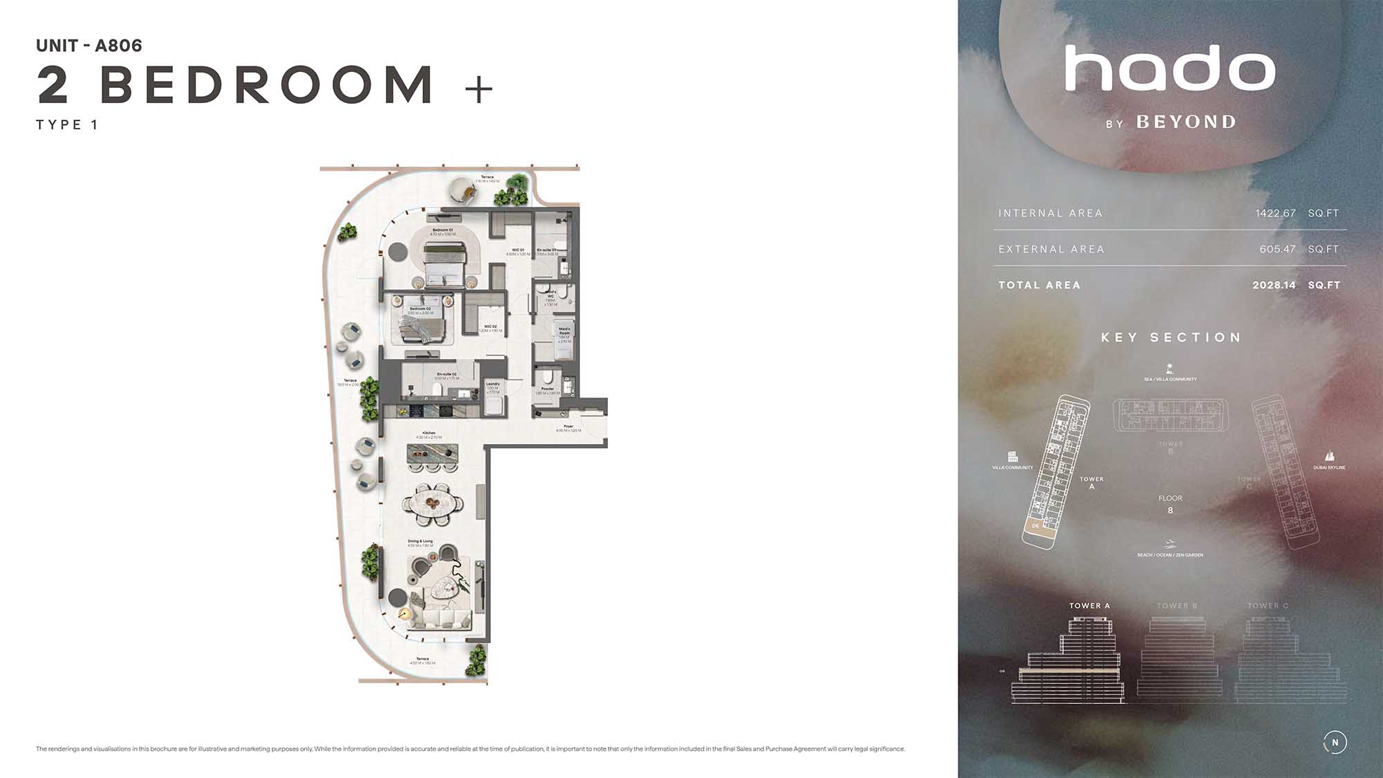 8th Floor (Type 1 Unit A806)