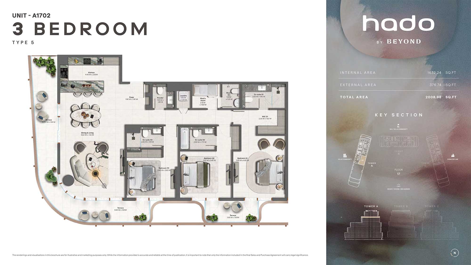 17th Floor (Type 5 Unit A1702)