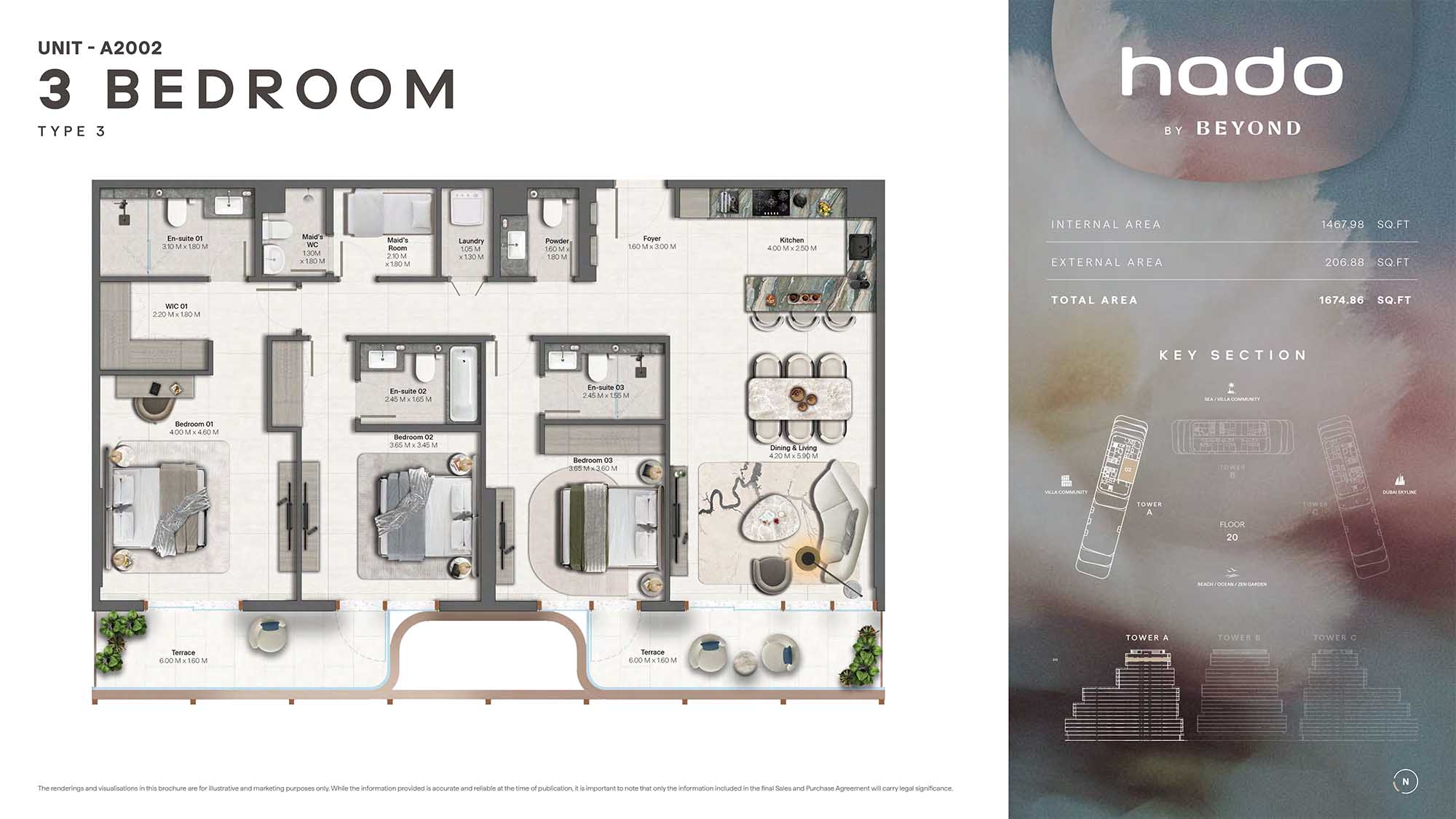 20th Floor (Type 3 Unit A2002)